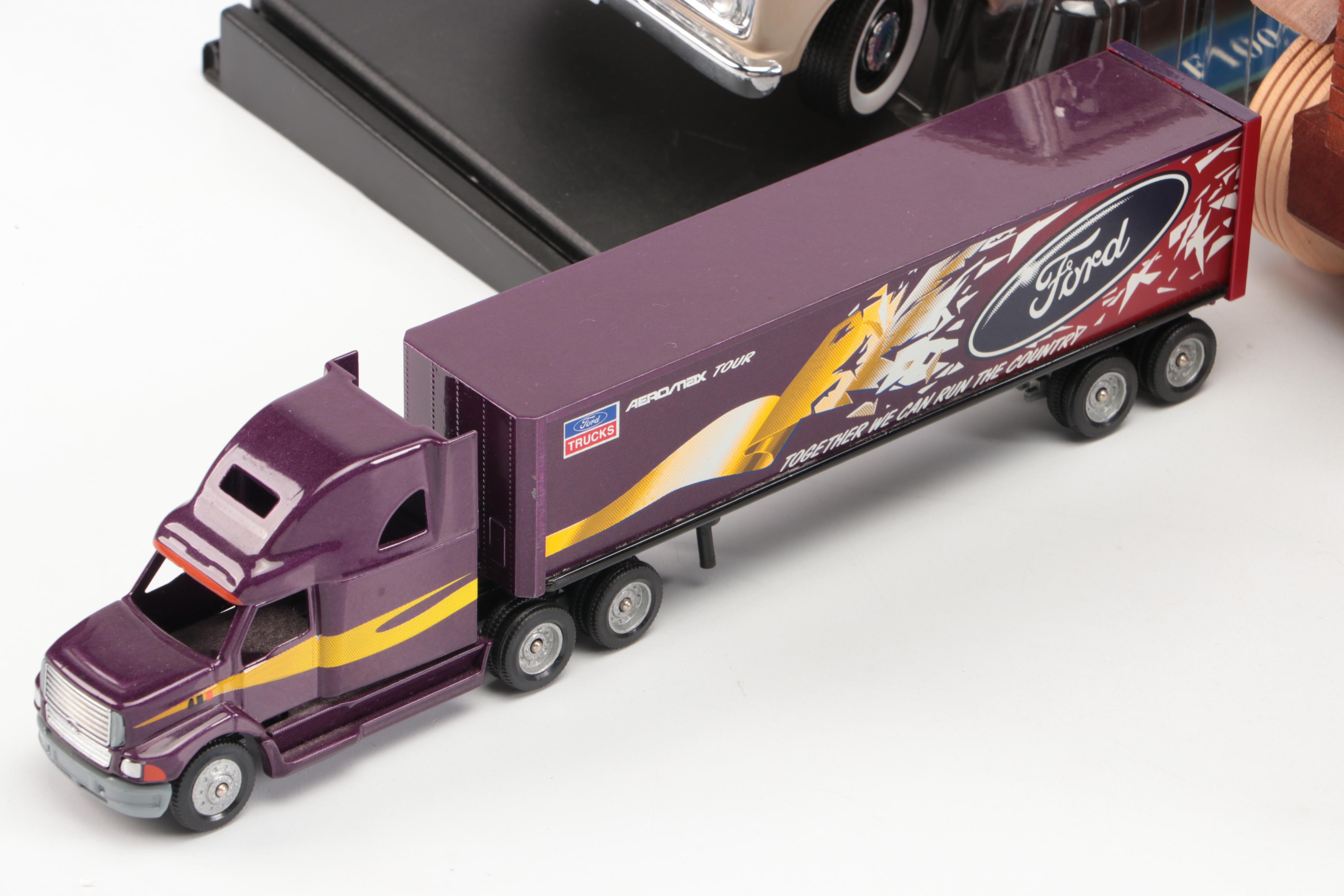 MotorMax "1956 Ford Thunderbird" with Hot Wheels "T-Totaller" and More Cars