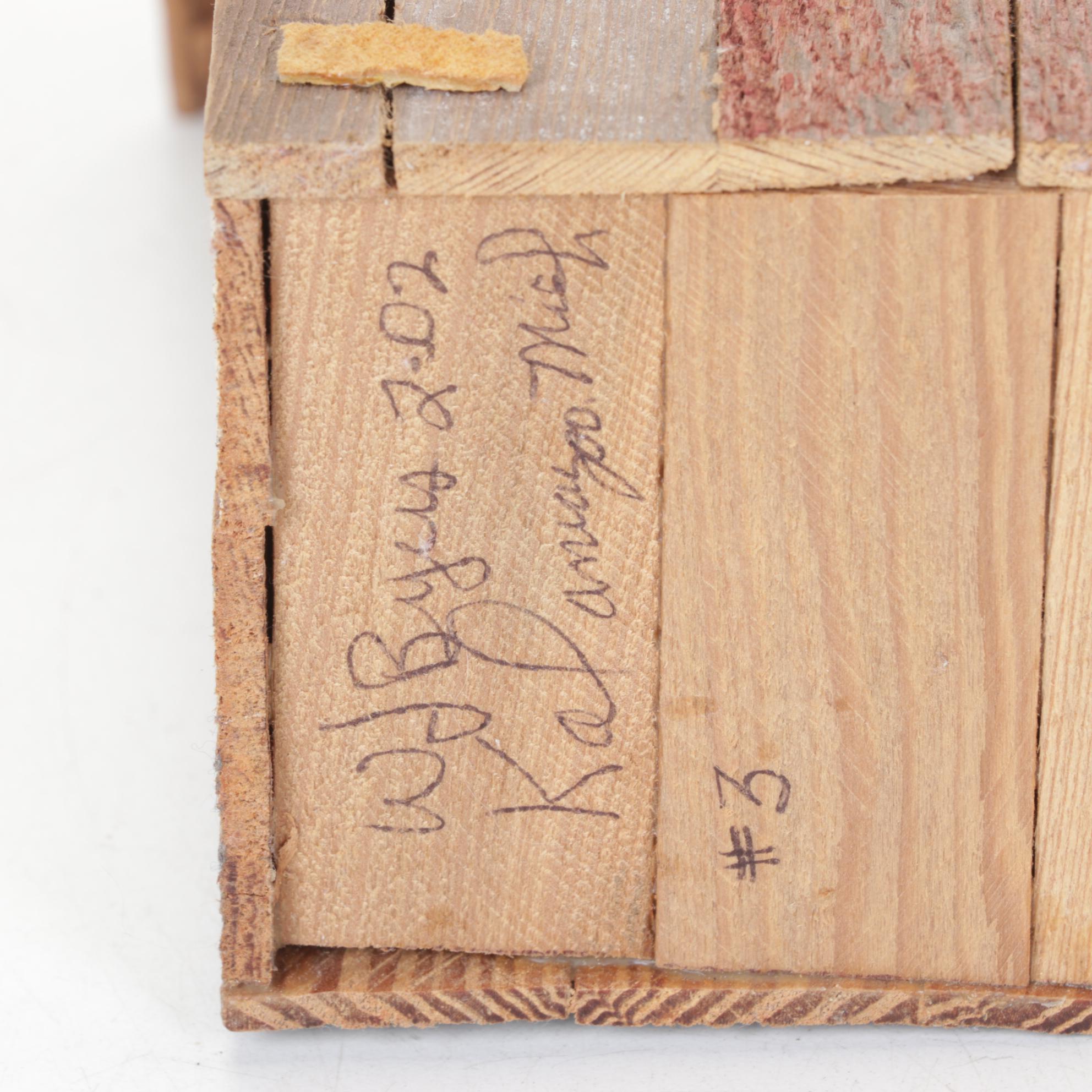 Hand-Crafted Folk Art Outhouse Figurines & Decor