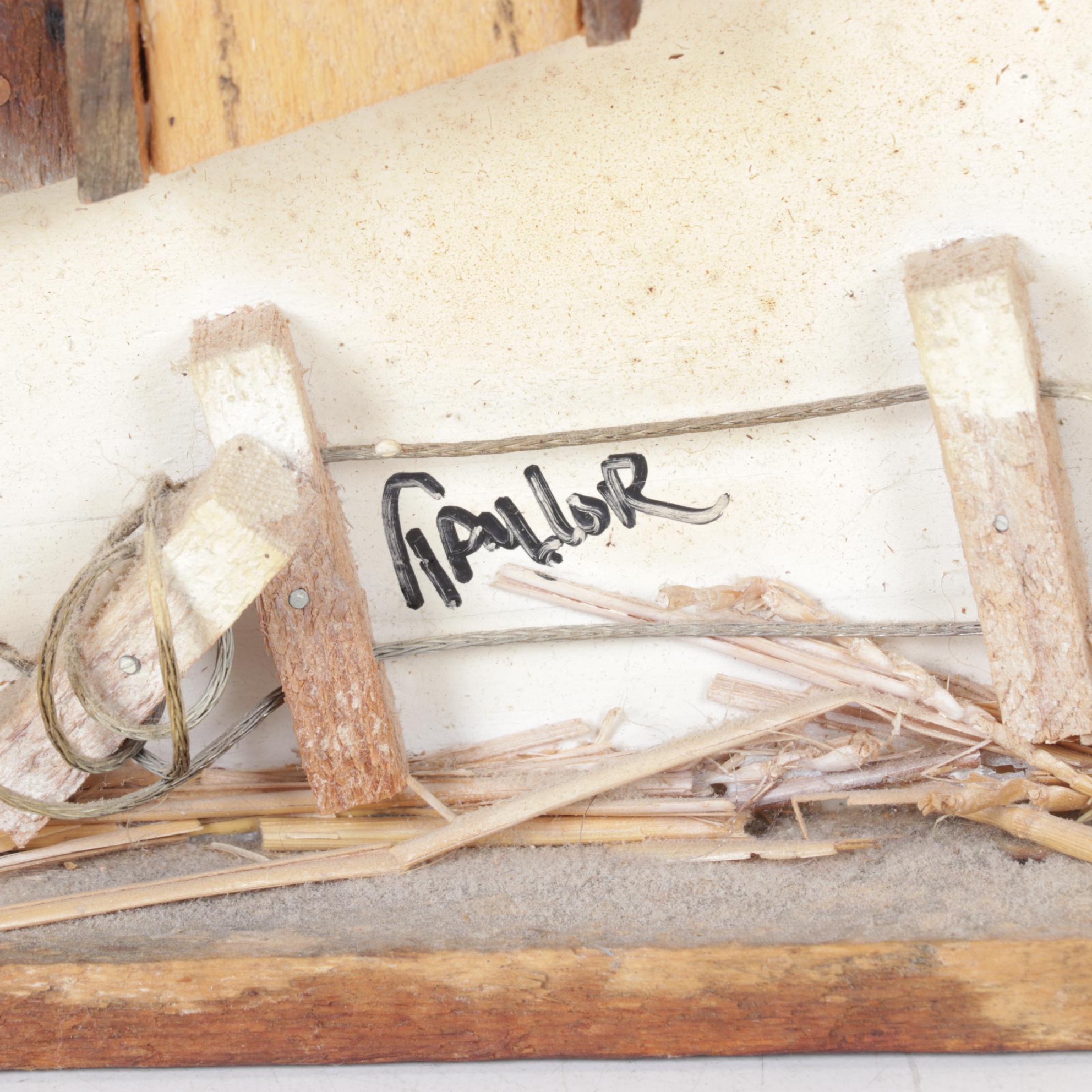 Hand-Crafted Folk Art Outhouse Figurines & Decor