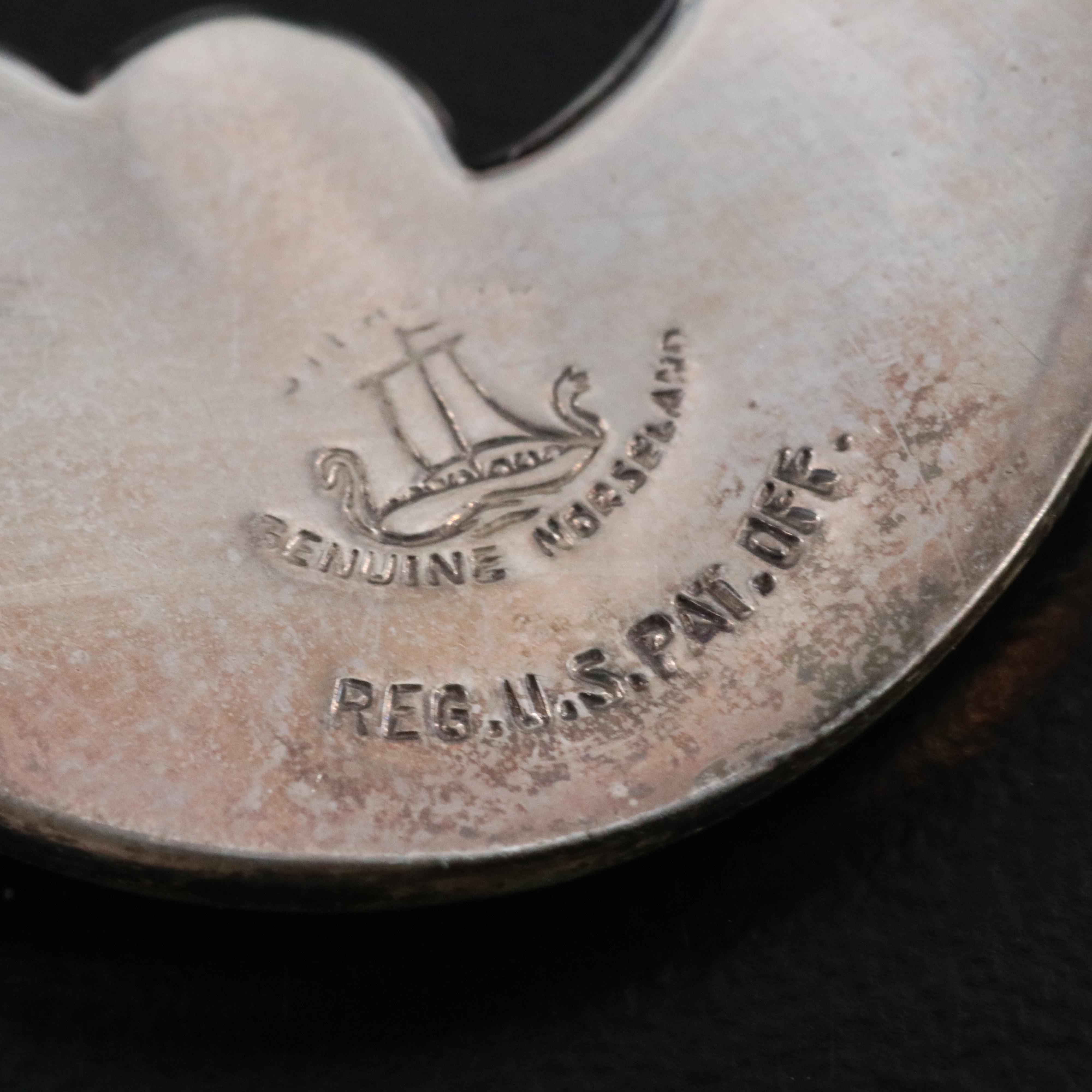 Vintage Norseland by Coro Sterling Fish Link Bracelet