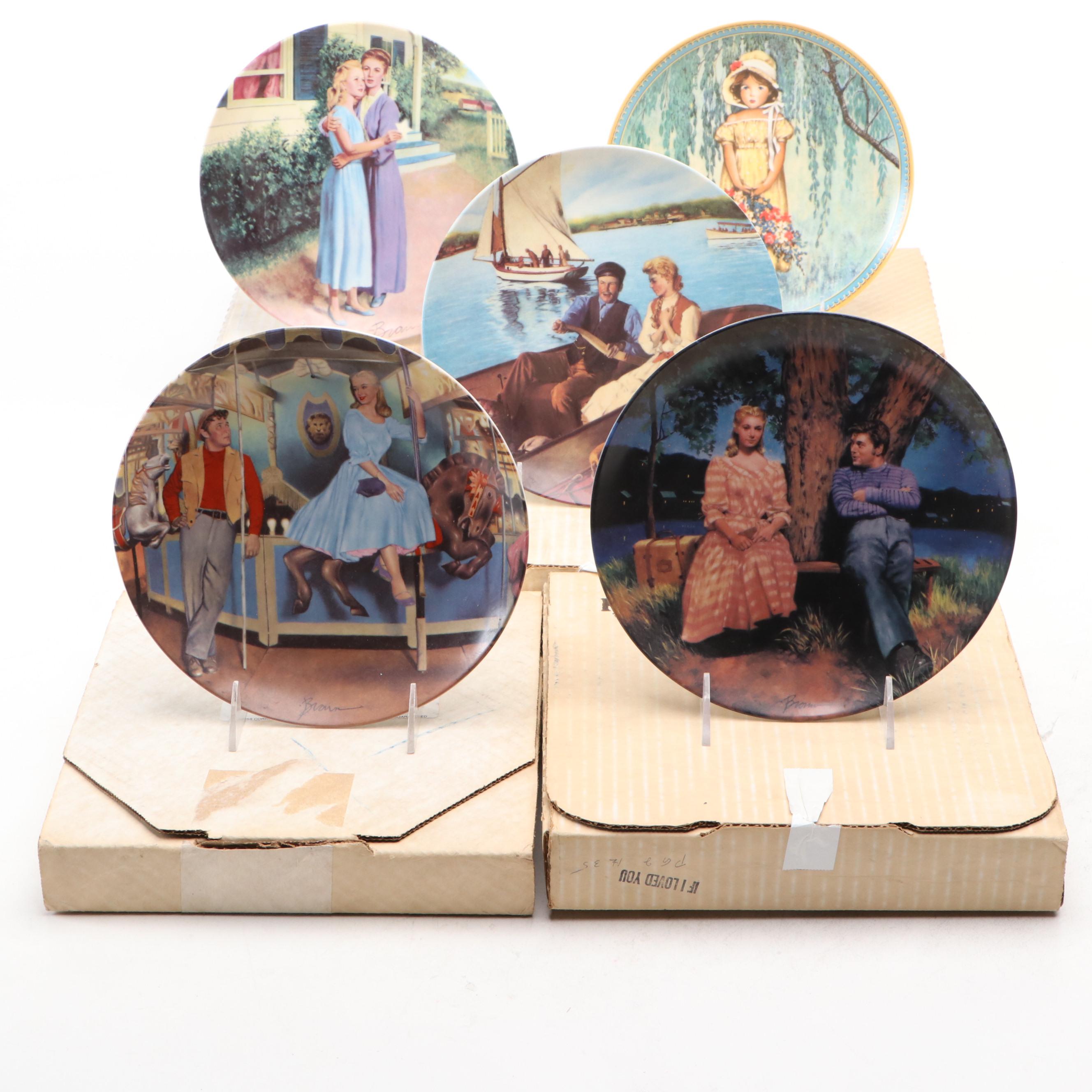 Dan Brown "Carousel" and Other Ceramic Collector Plates