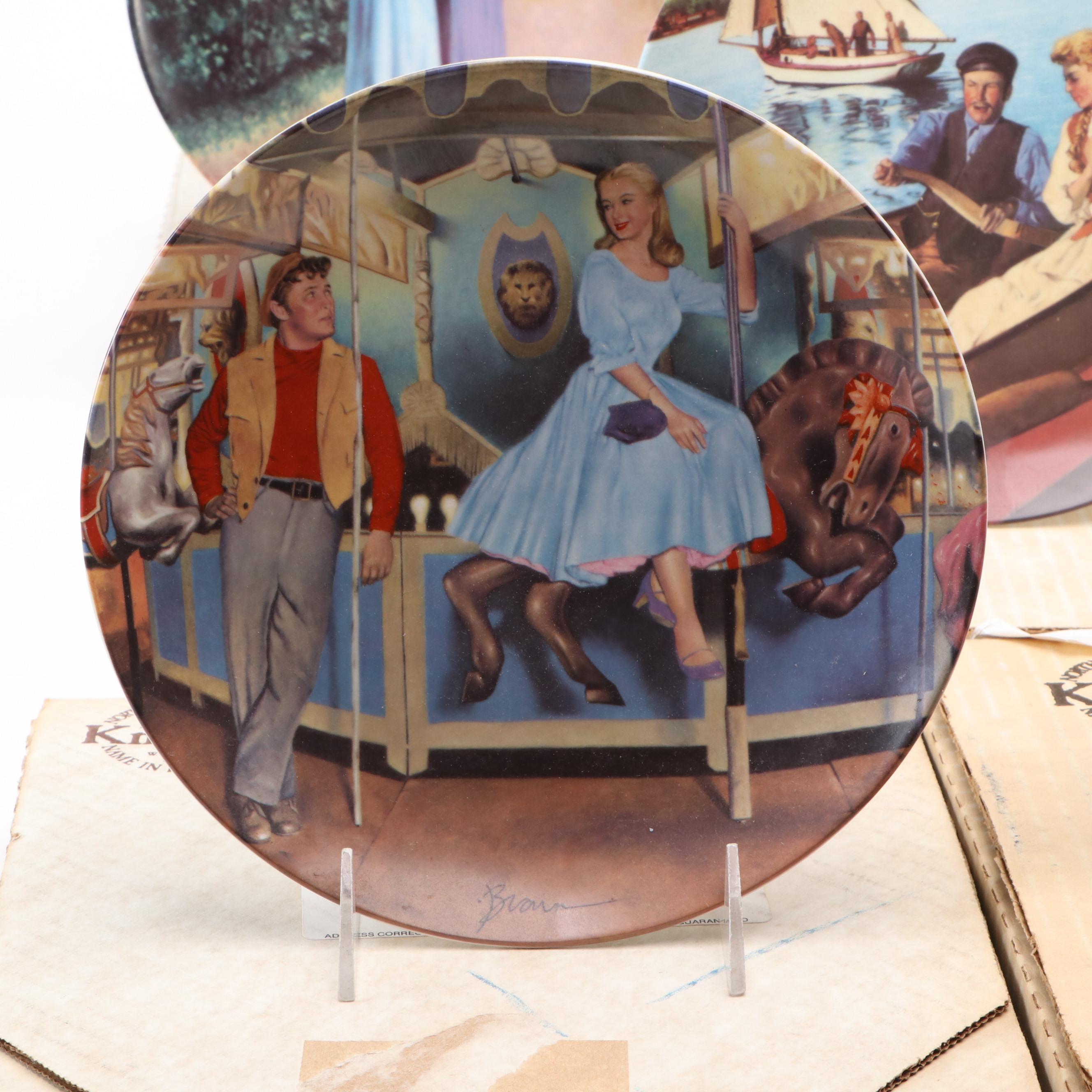 Dan Brown "Carousel" and Other Ceramic Collector Plates