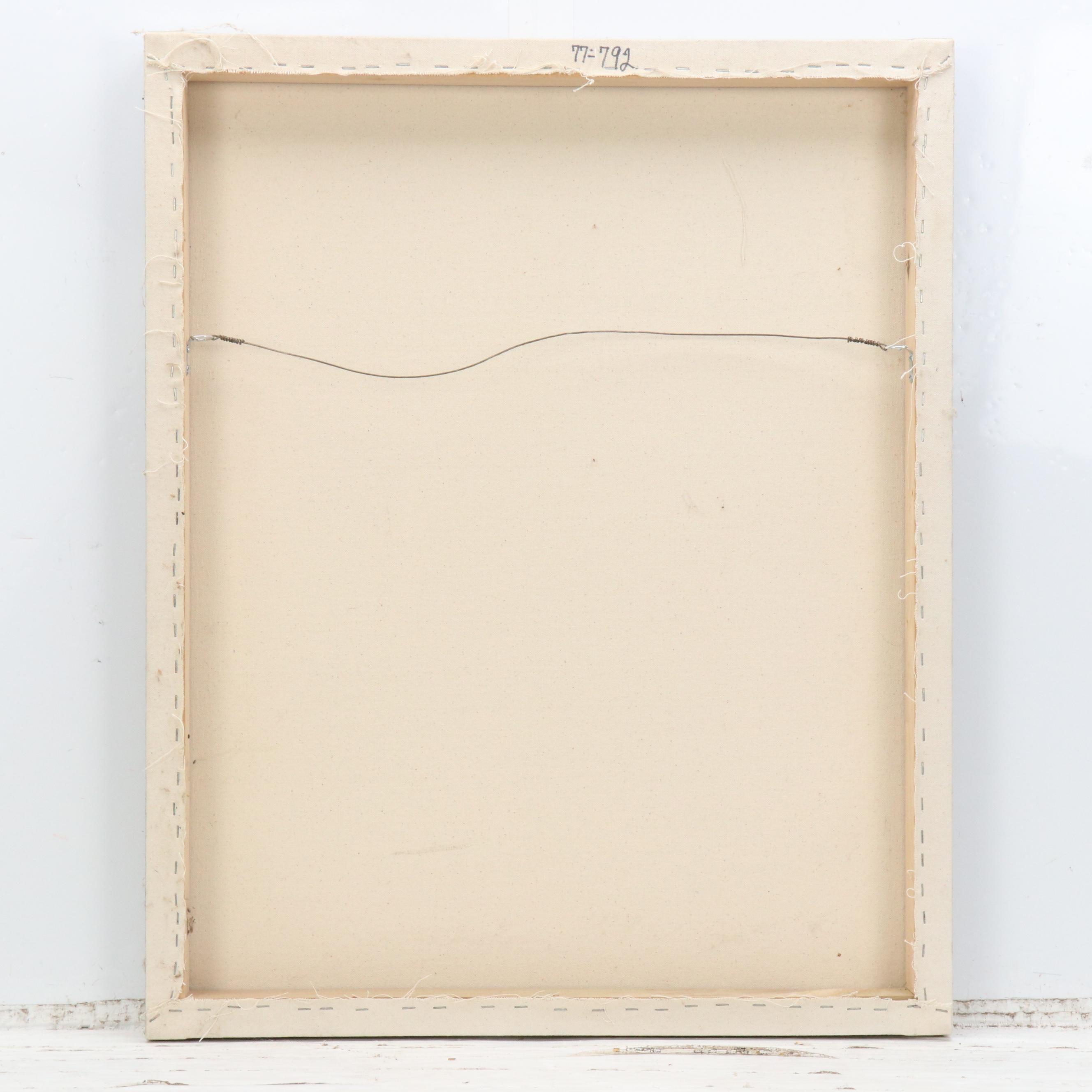 Floral Still Life Oil Painting of Irises, 21st Century