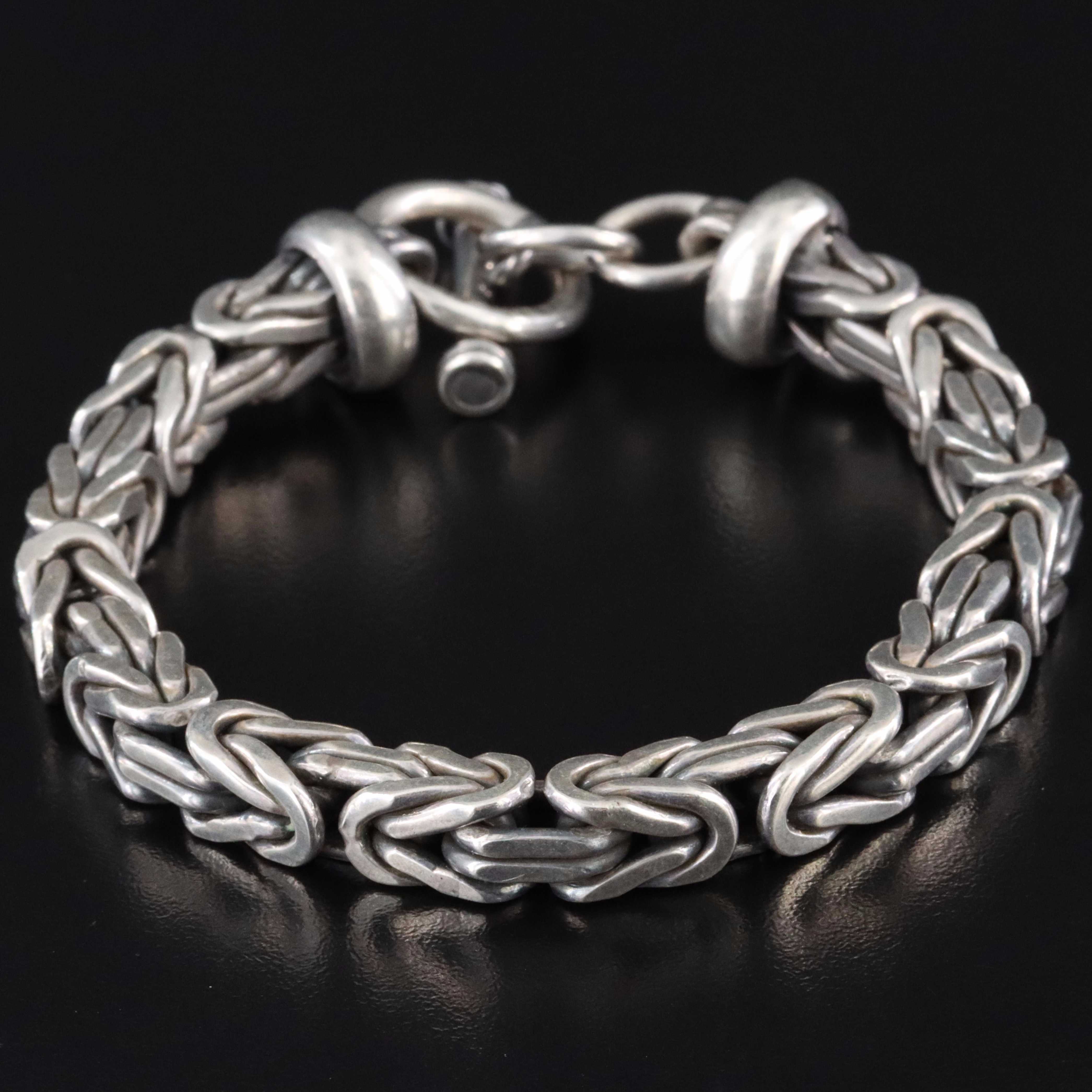 Mexican Sterling Byzantine Bracelet