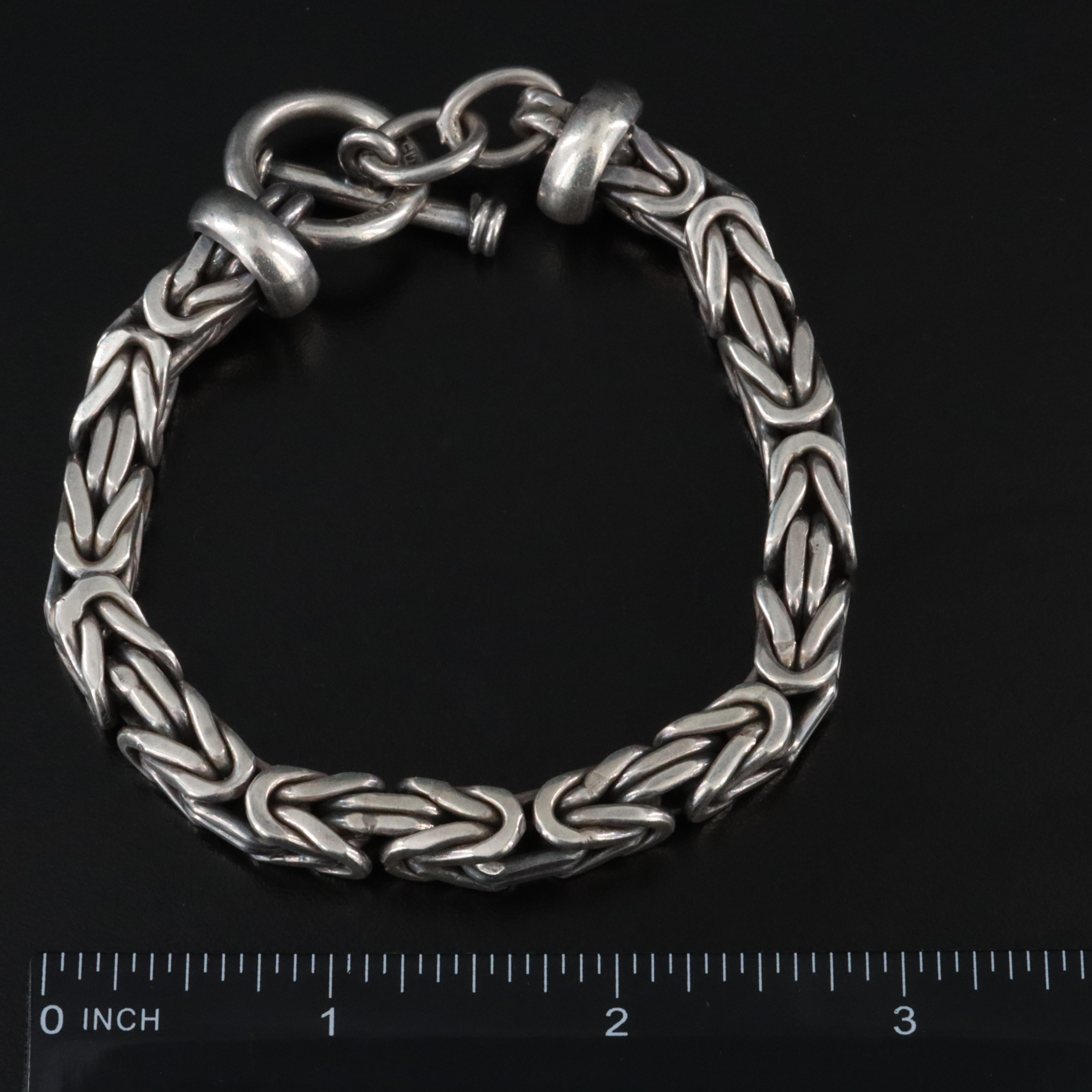 Mexican Sterling Byzantine Bracelet