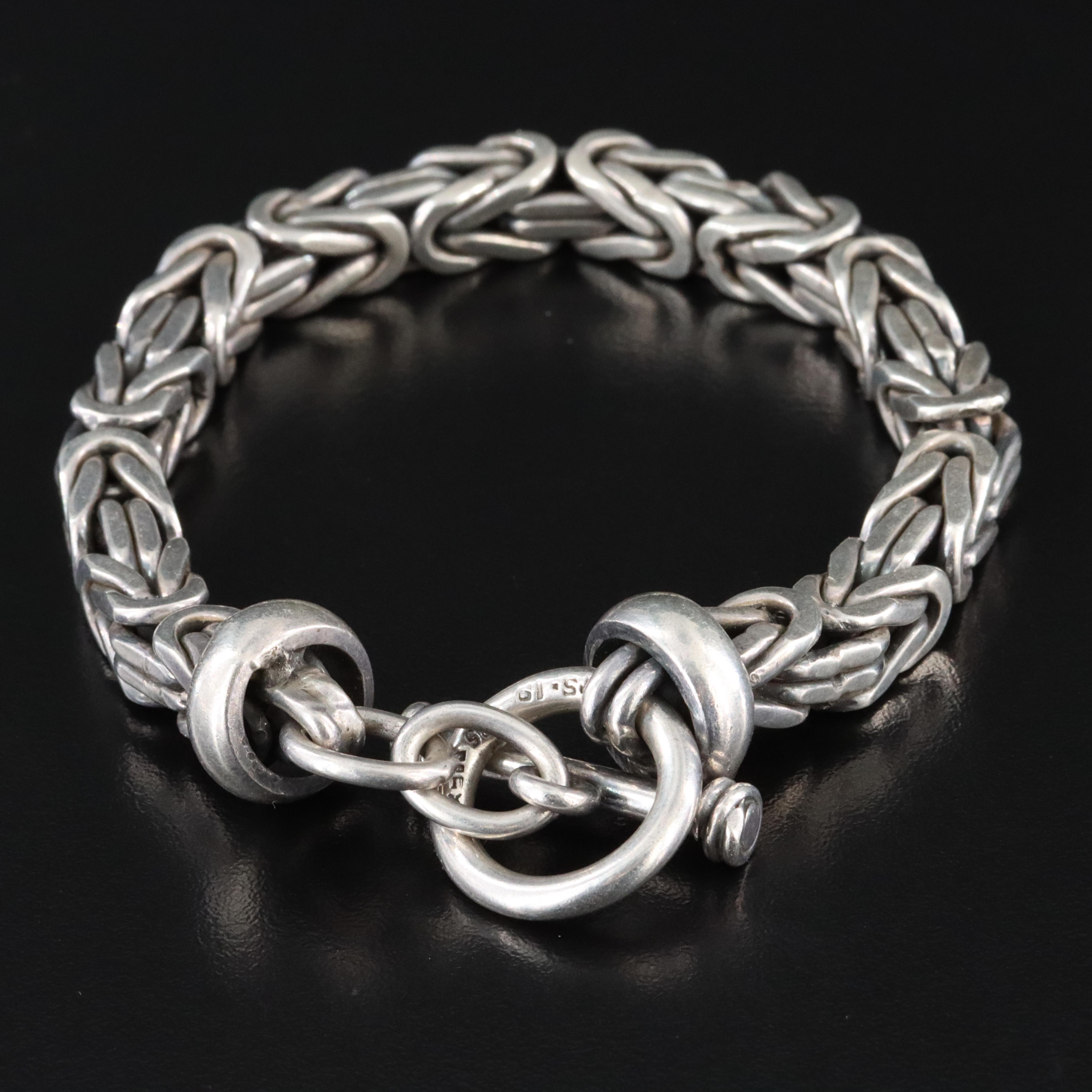 Mexican Sterling Byzantine Bracelet