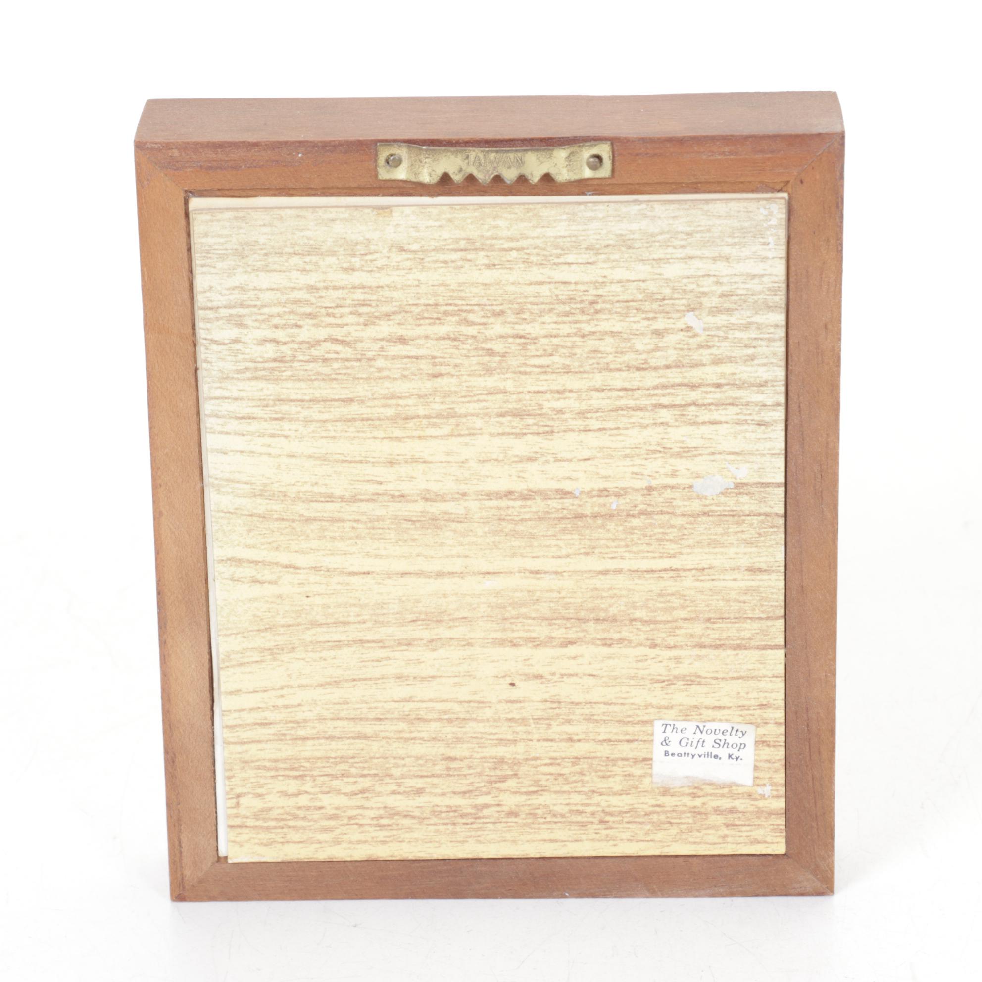 Outhouse Hand-Painted Bottle Fairy Light Lamp with Wood, Ceramic and More Decor