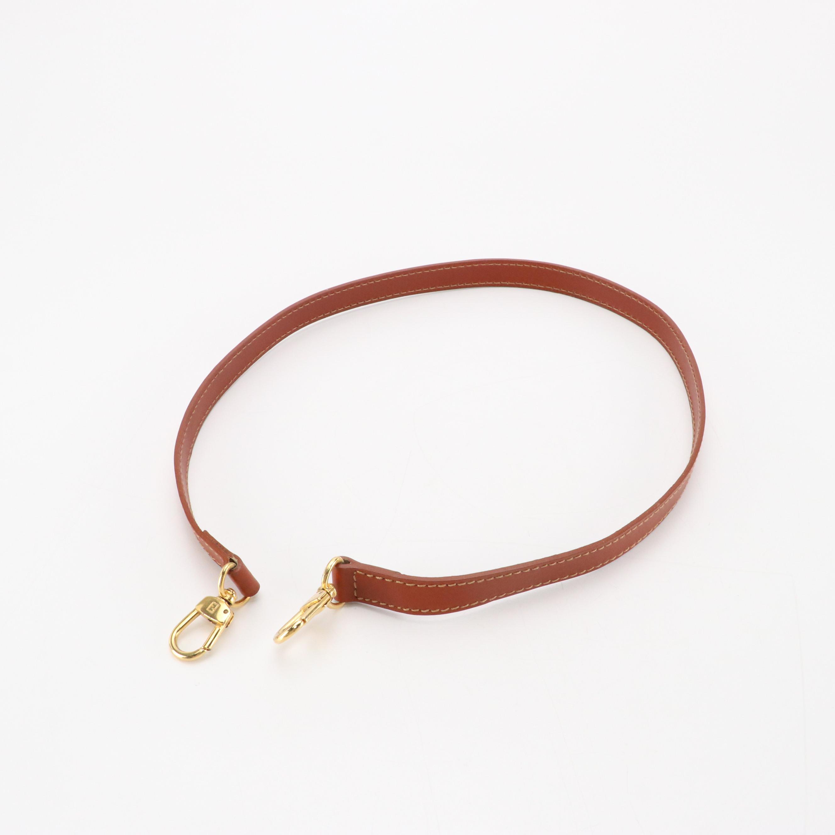 Fendi Vintage Large Round Travel Vanity Case in Checkered Canvas & Leather Trim