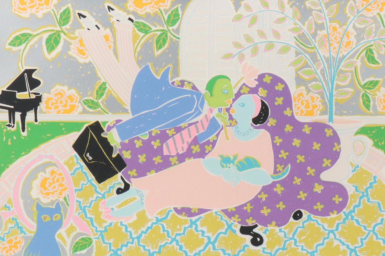 Sara Wellington Dodge Serigraph "Fly To My Lips"