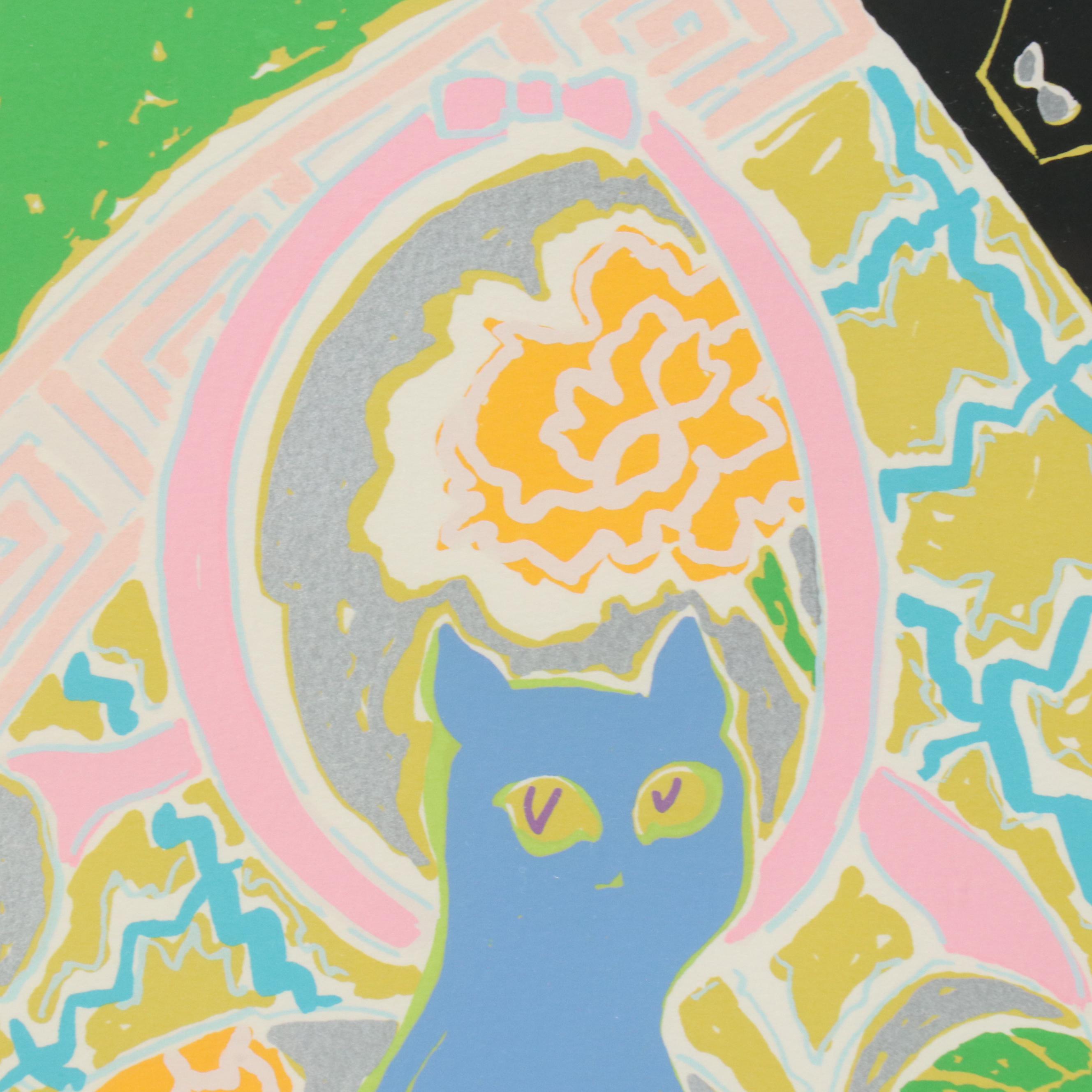 Sara Wellington Dodge Serigraph "Fly To My Lips"