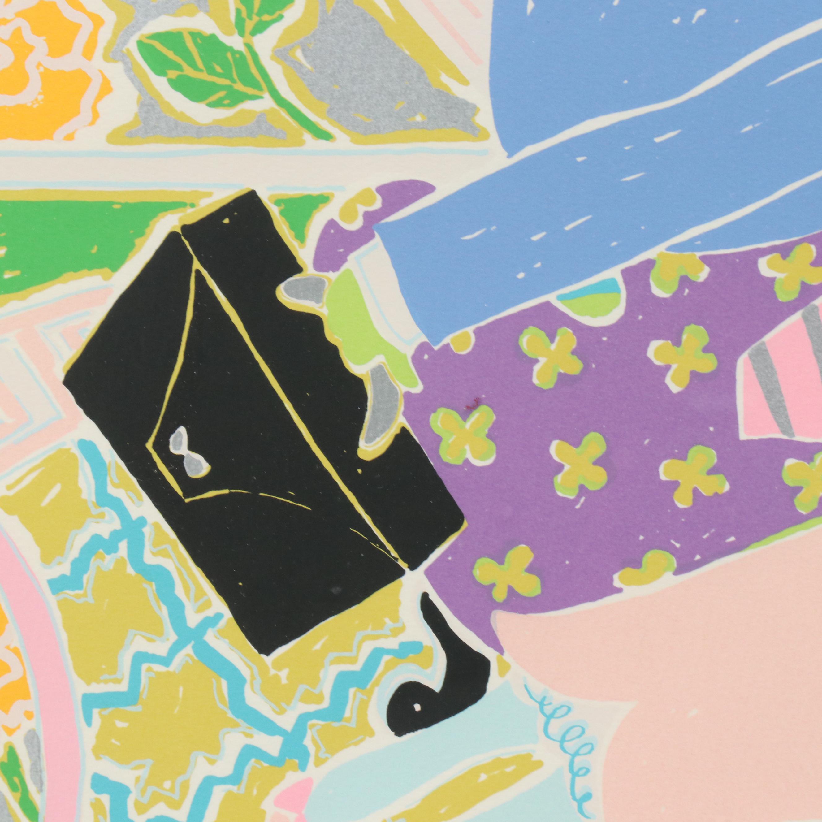 Sara Wellington Dodge Serigraph "Fly To My Lips"