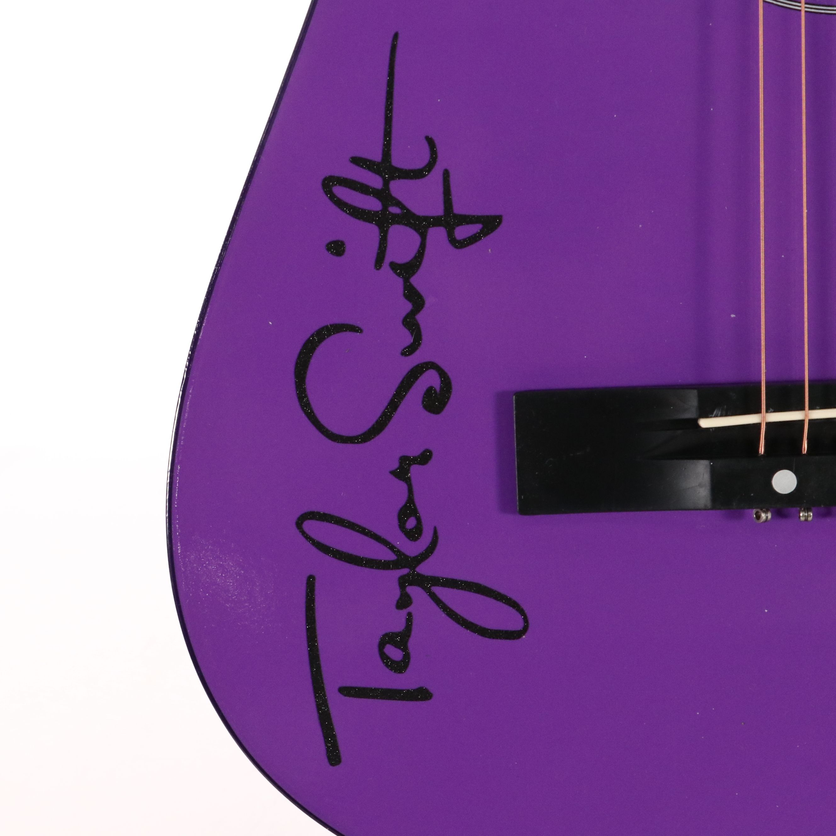 Taylor Swift Decal-Signed Ashthorpe Acoustic Guitar with JSA