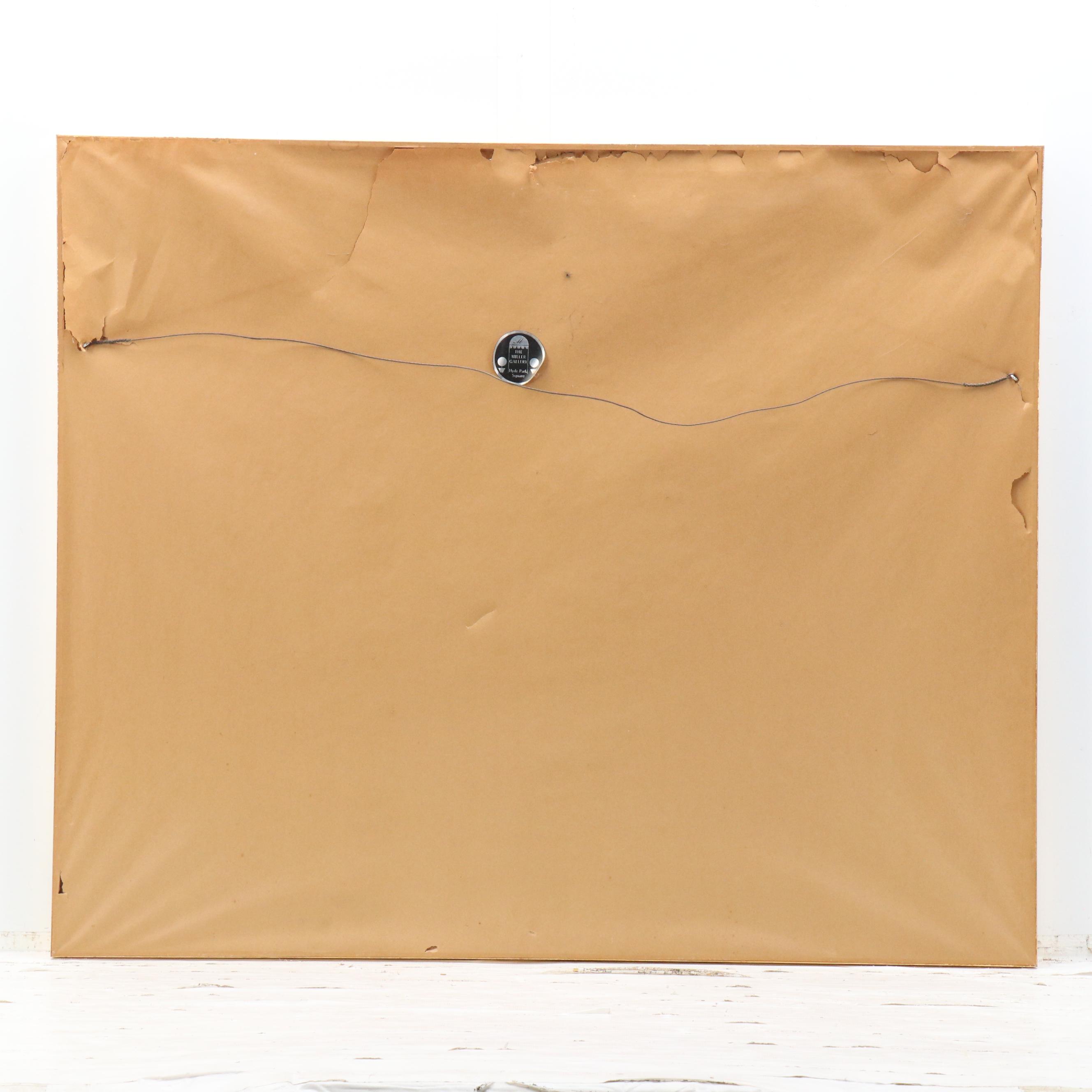 Floral Landscape with Architectural Elements, 21st Century