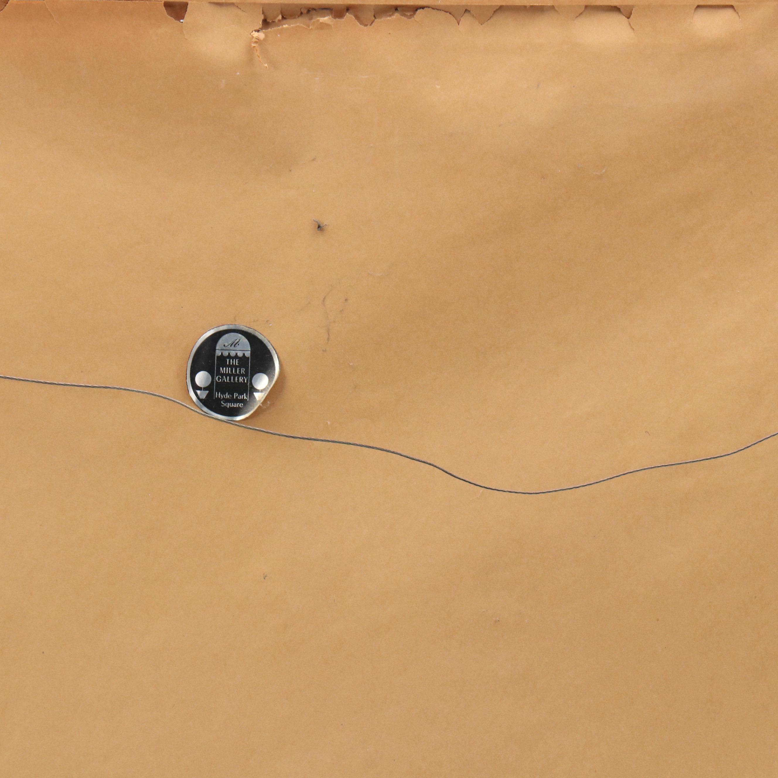 Floral Landscape with Architectural Elements, 21st Century