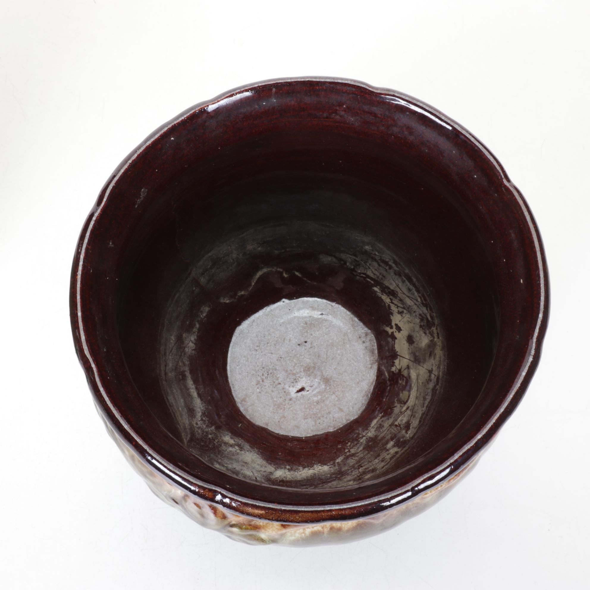 American Art Pottery Jardiniere and Pedestal, Early to Mid-20th Century