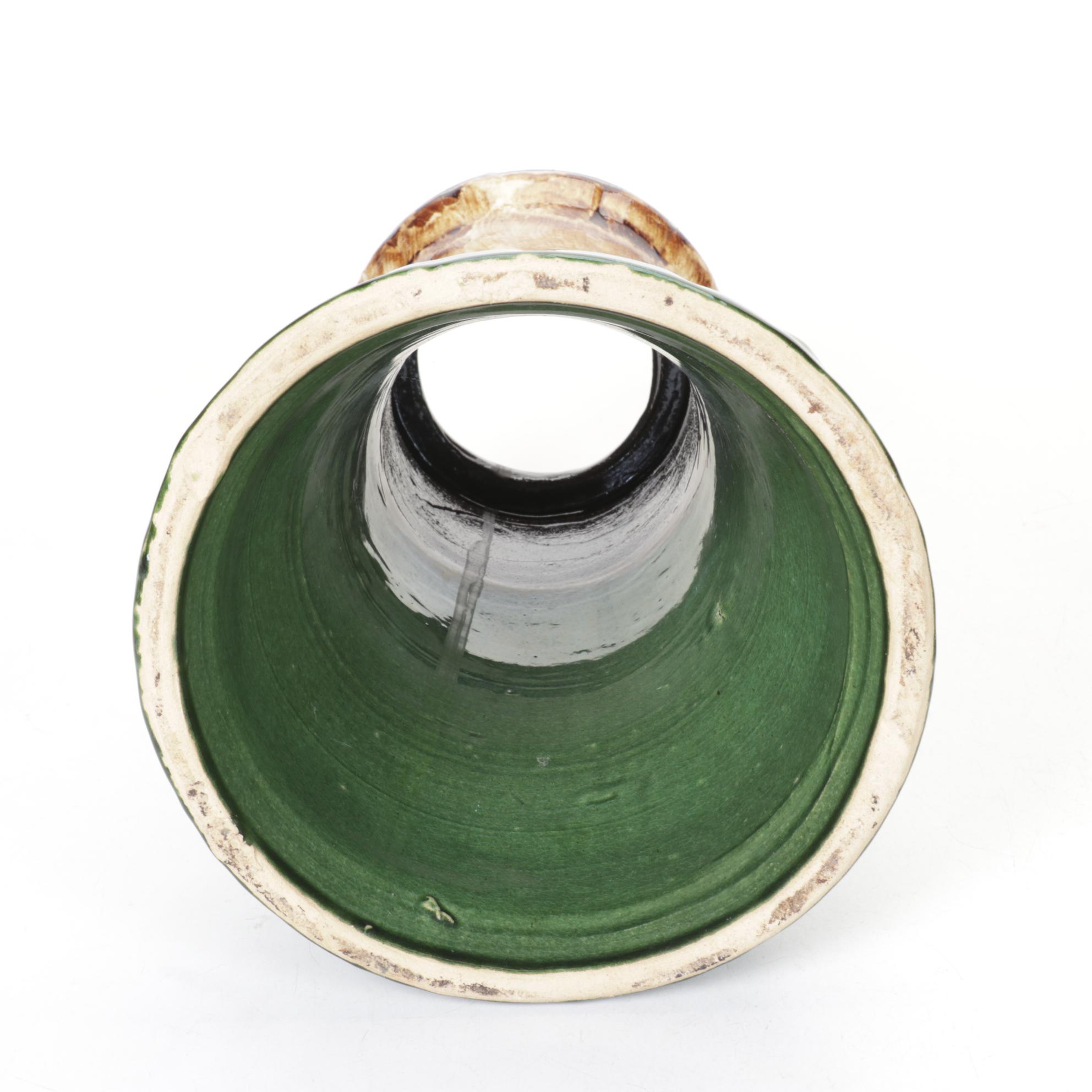 American Art Pottery Jardiniere and Pedestal, Early to Mid-20th Century