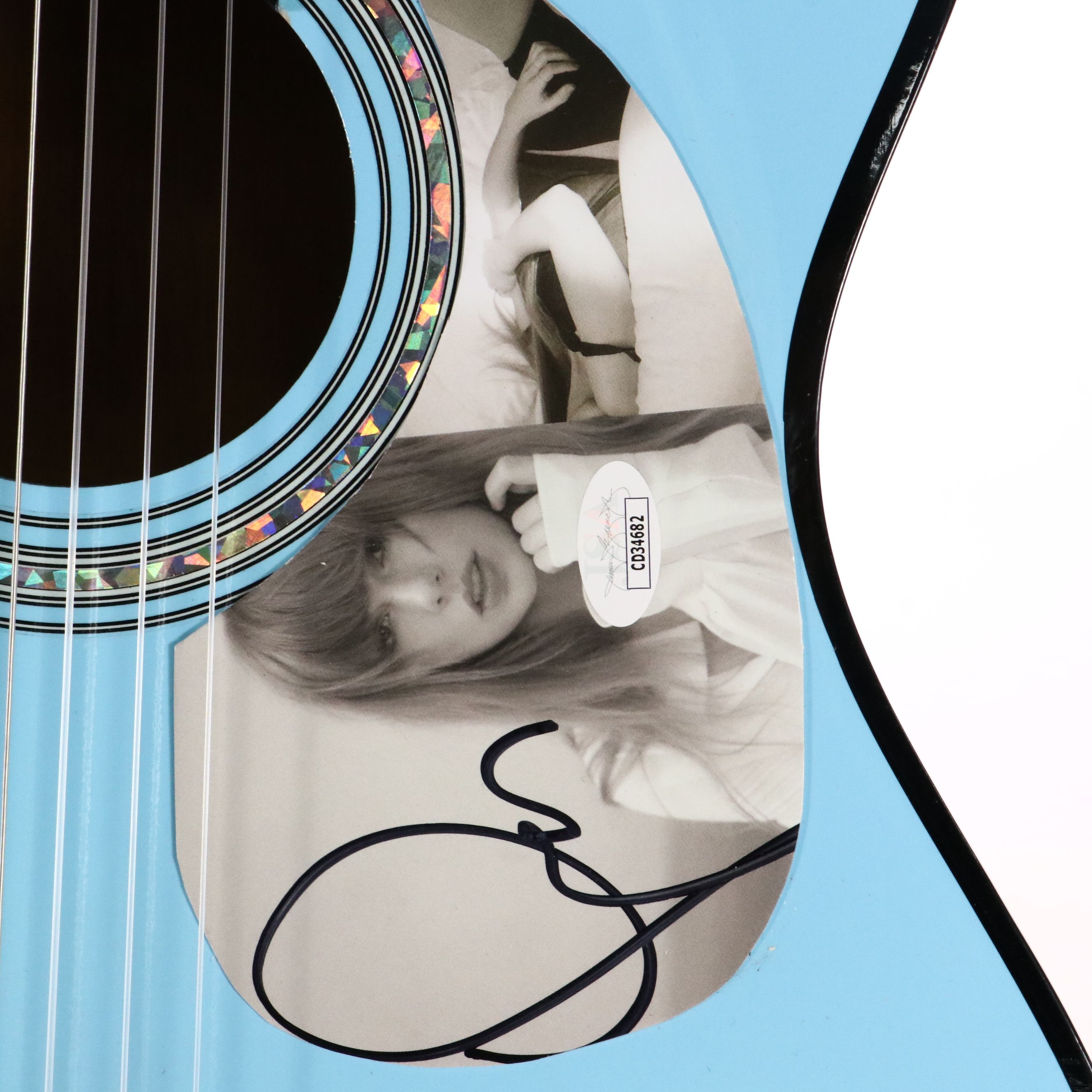 Taylor Swift Decal-Signed BCP Acoustic Guitar with JSA