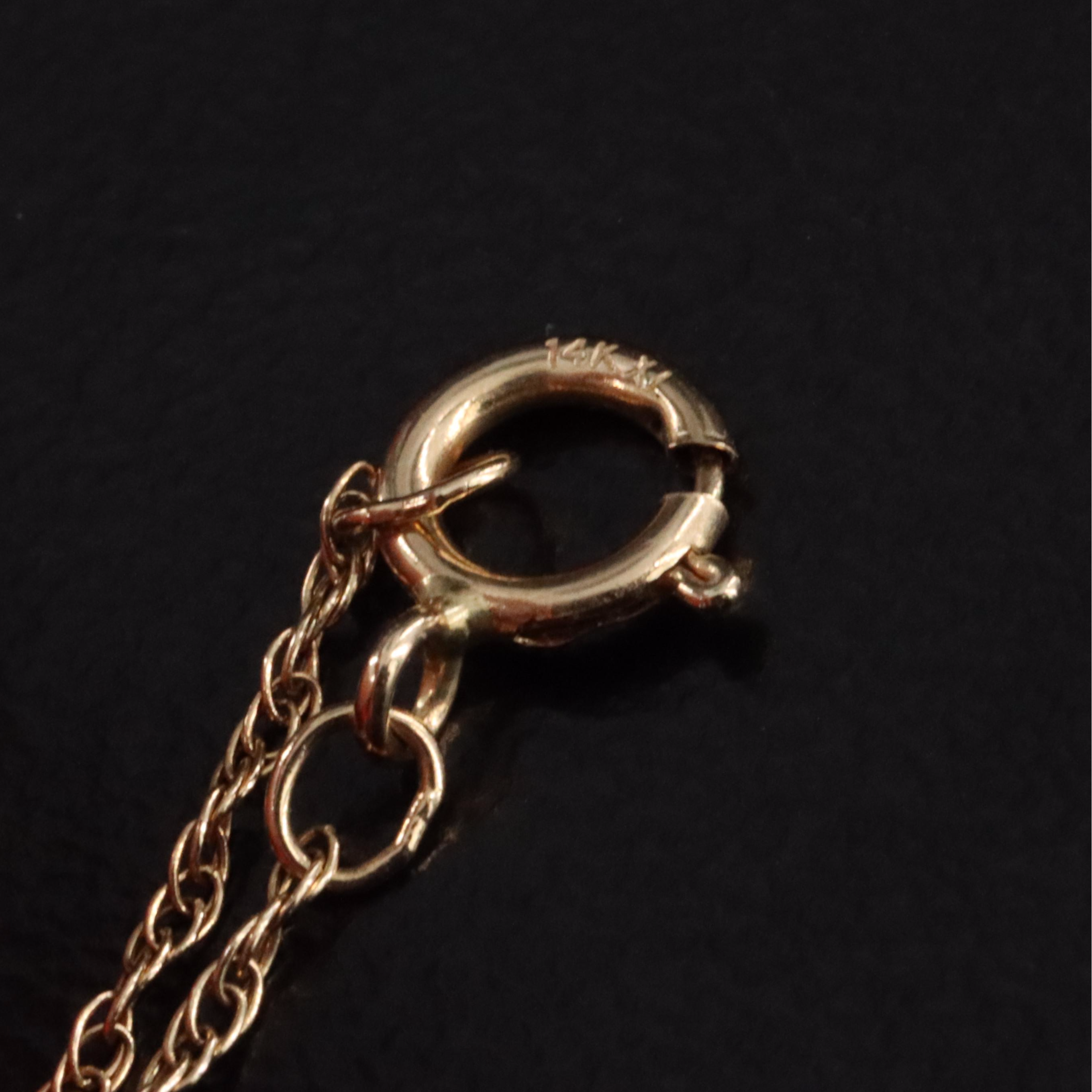 14K Coral Station Necklace