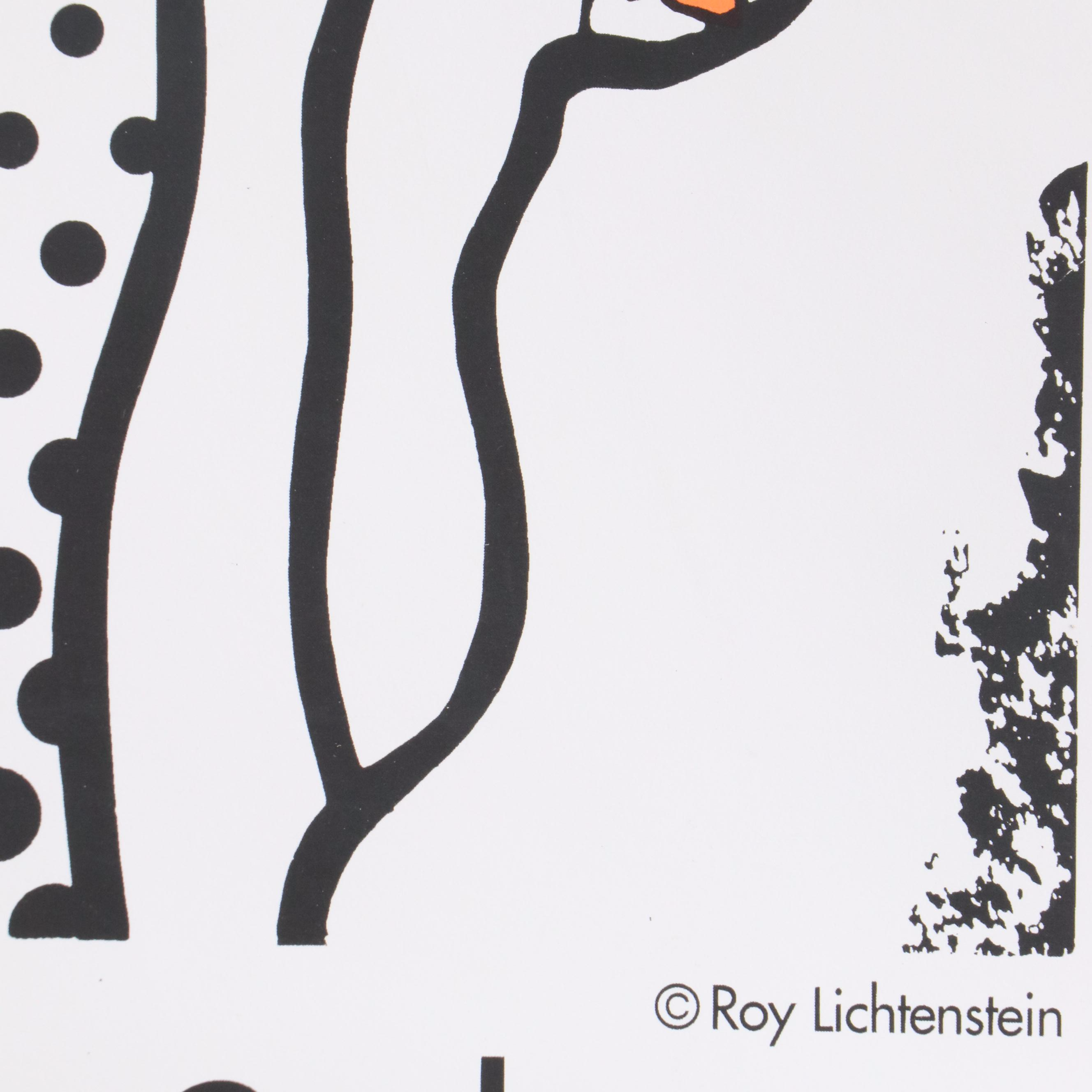 Roy Lichtenstein Exhibition Serigraph Poster for the Museum of Fine Arts, Boston
