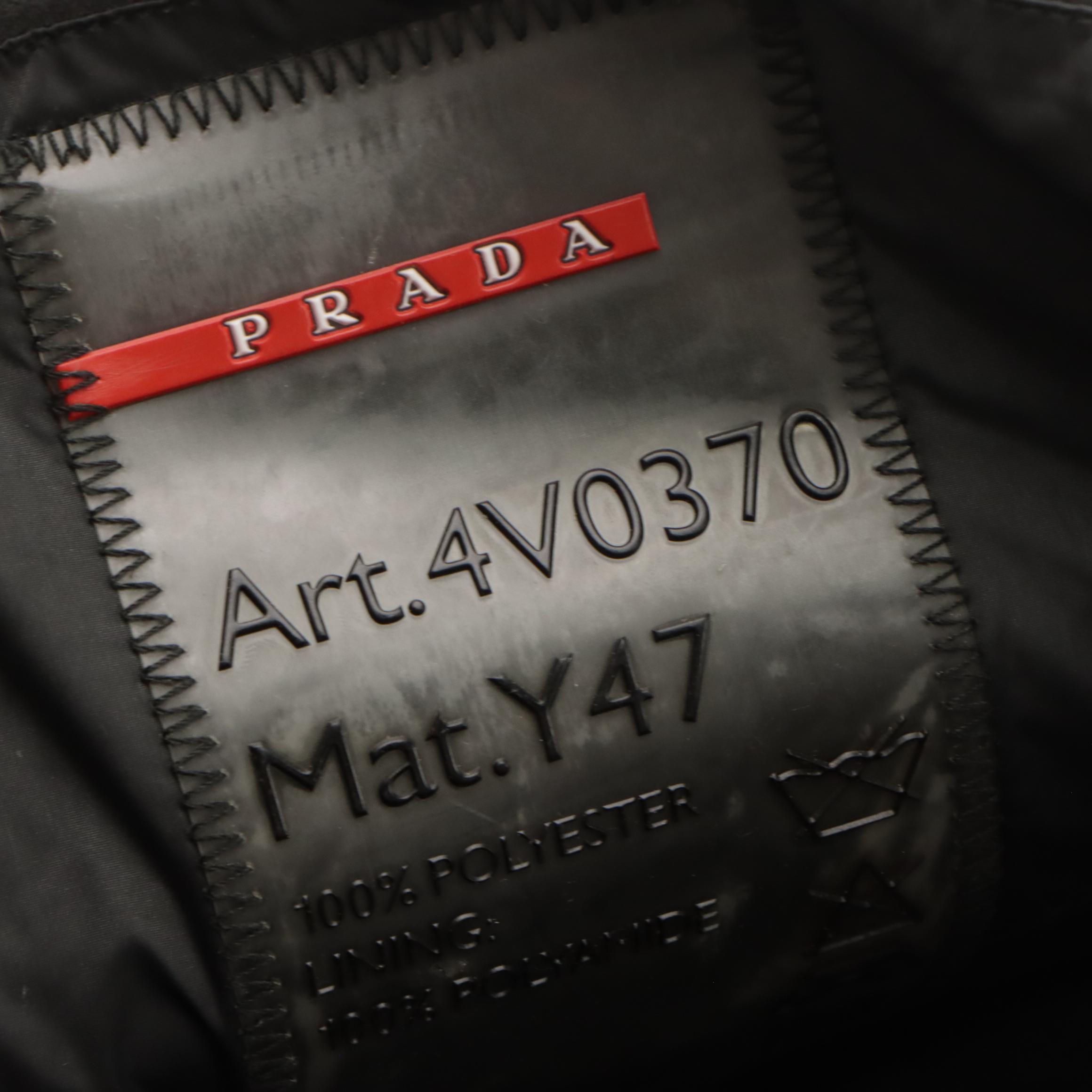 Prada Sport Gym Duffel Bag in Black Tessuto Nylon