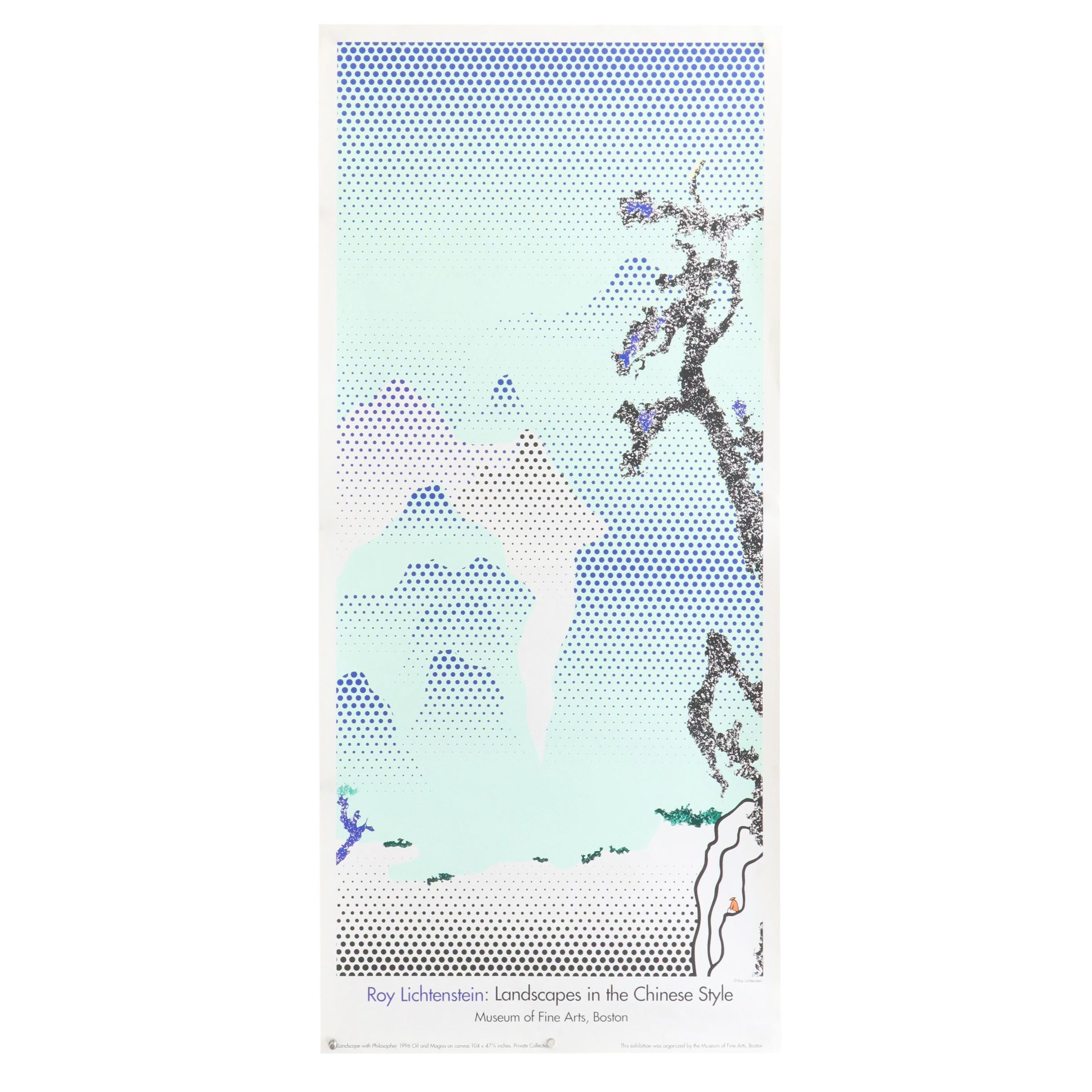 Roy Lichtenstein Exhibition Serigraph Poster for the Museum of Fine Arts, Boston