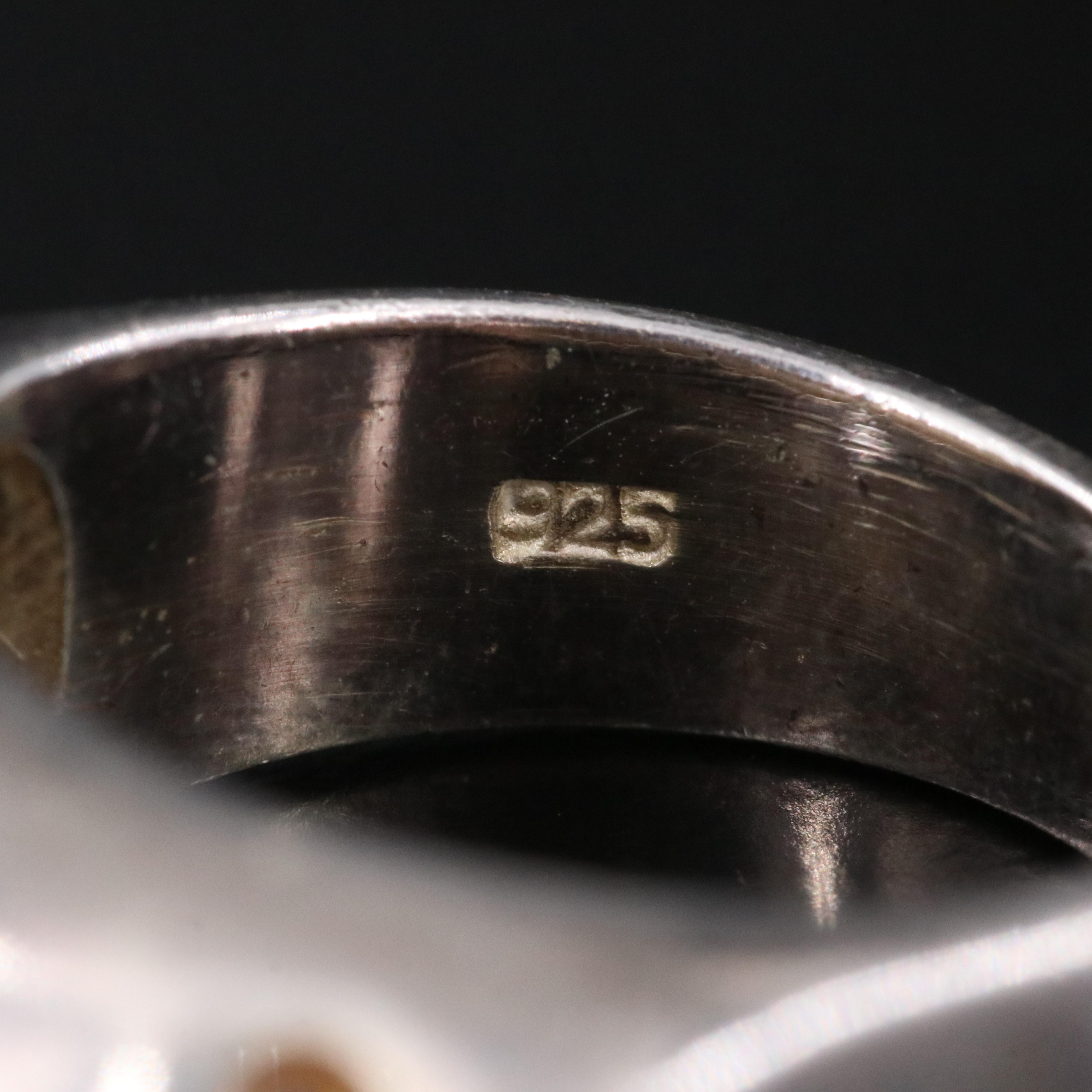 Sterling Gemstone Ring Collection