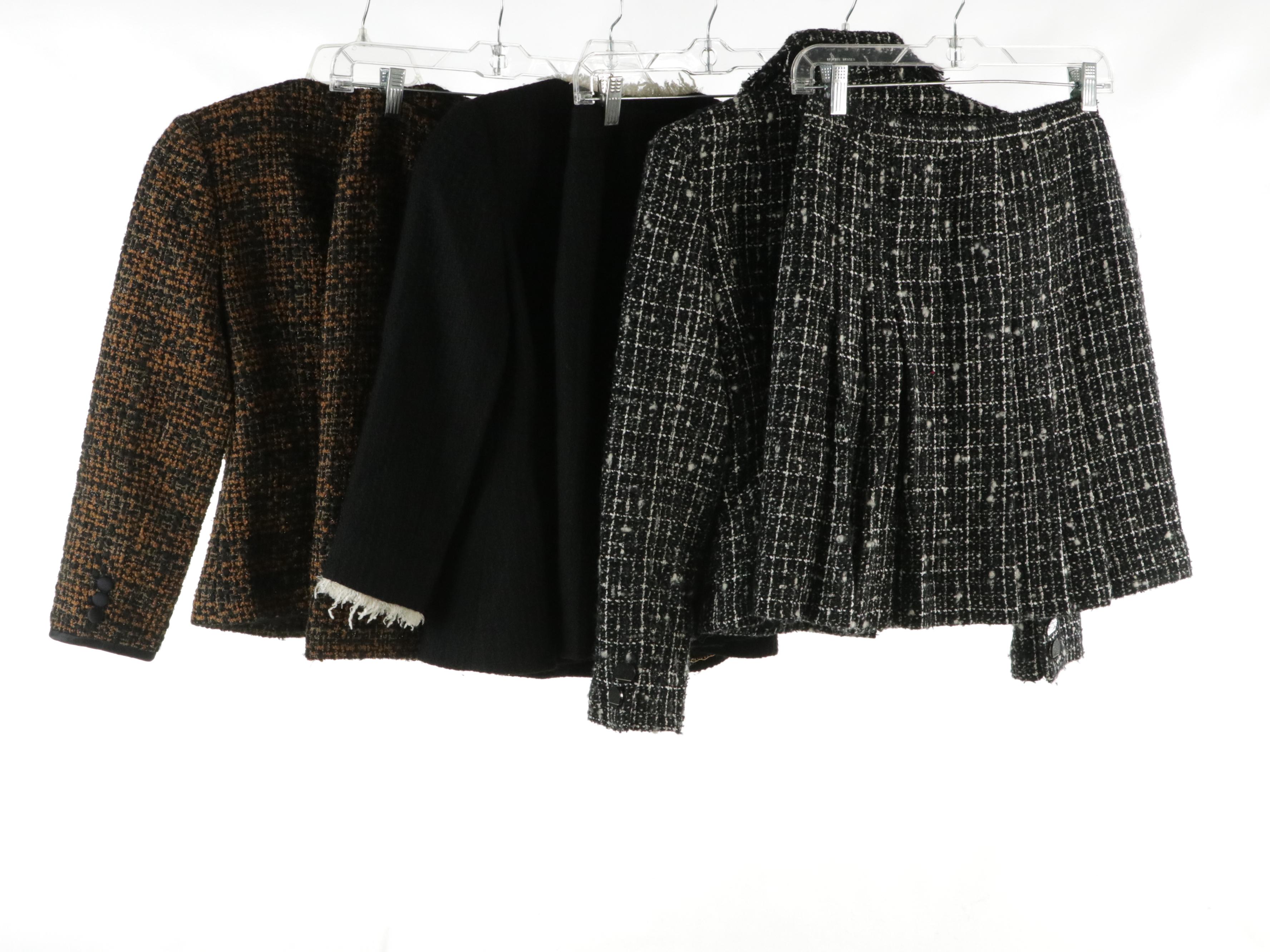 Mira Couture Bouclé Tweed Skirt Suits