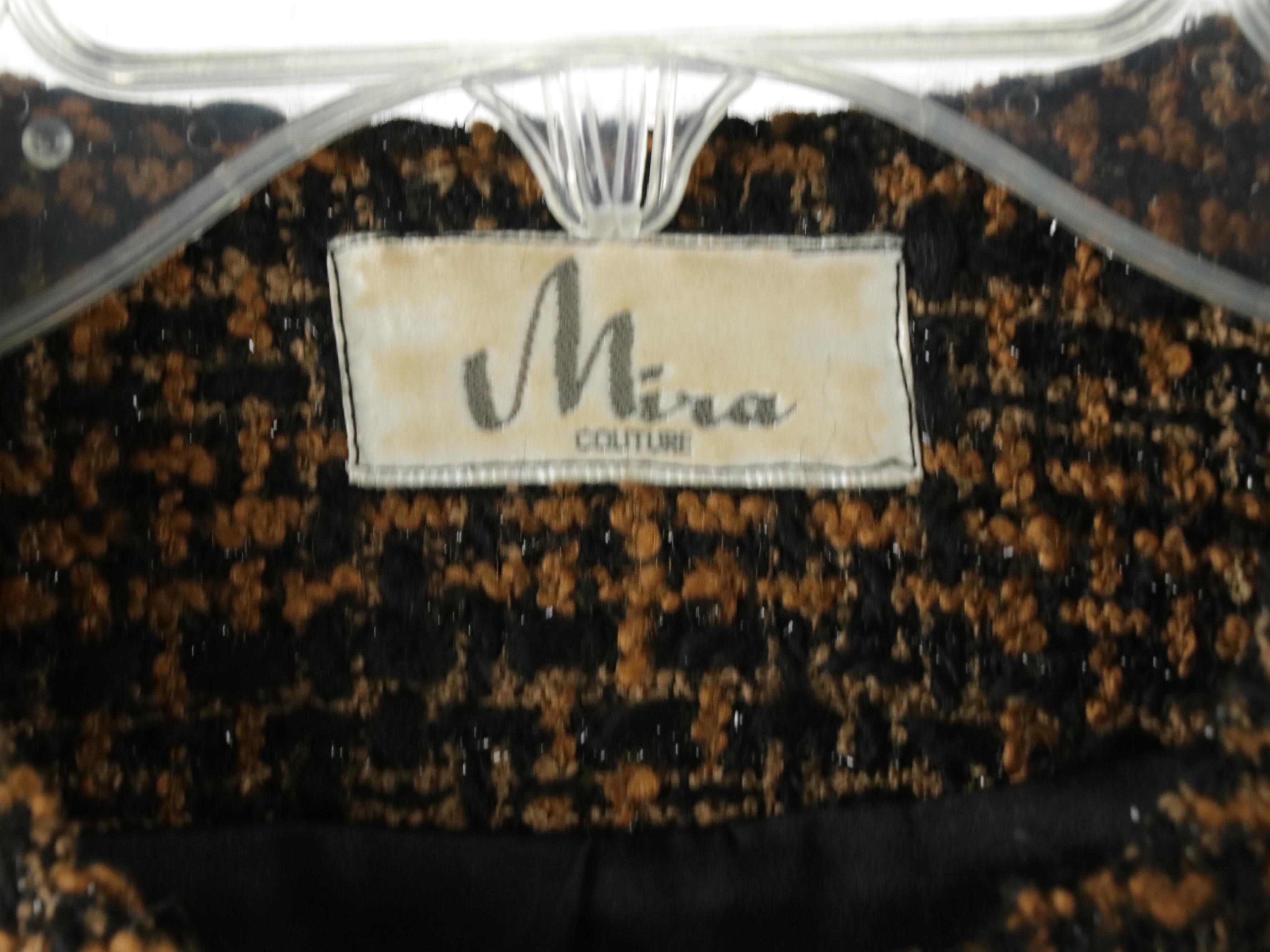 Mira Couture Bouclé Tweed Skirt Suits