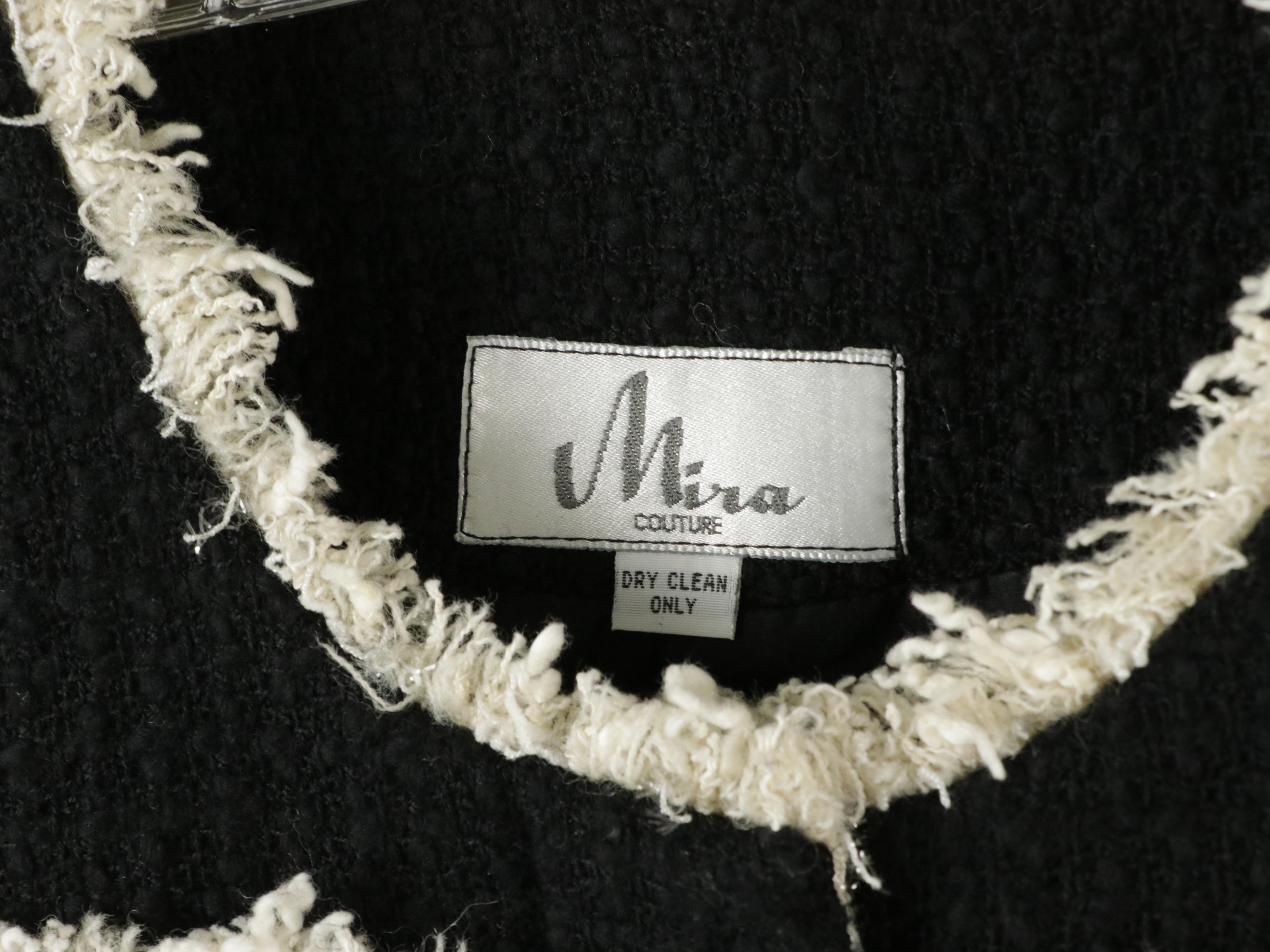 Mira Couture Bouclé Tweed Skirt Suits