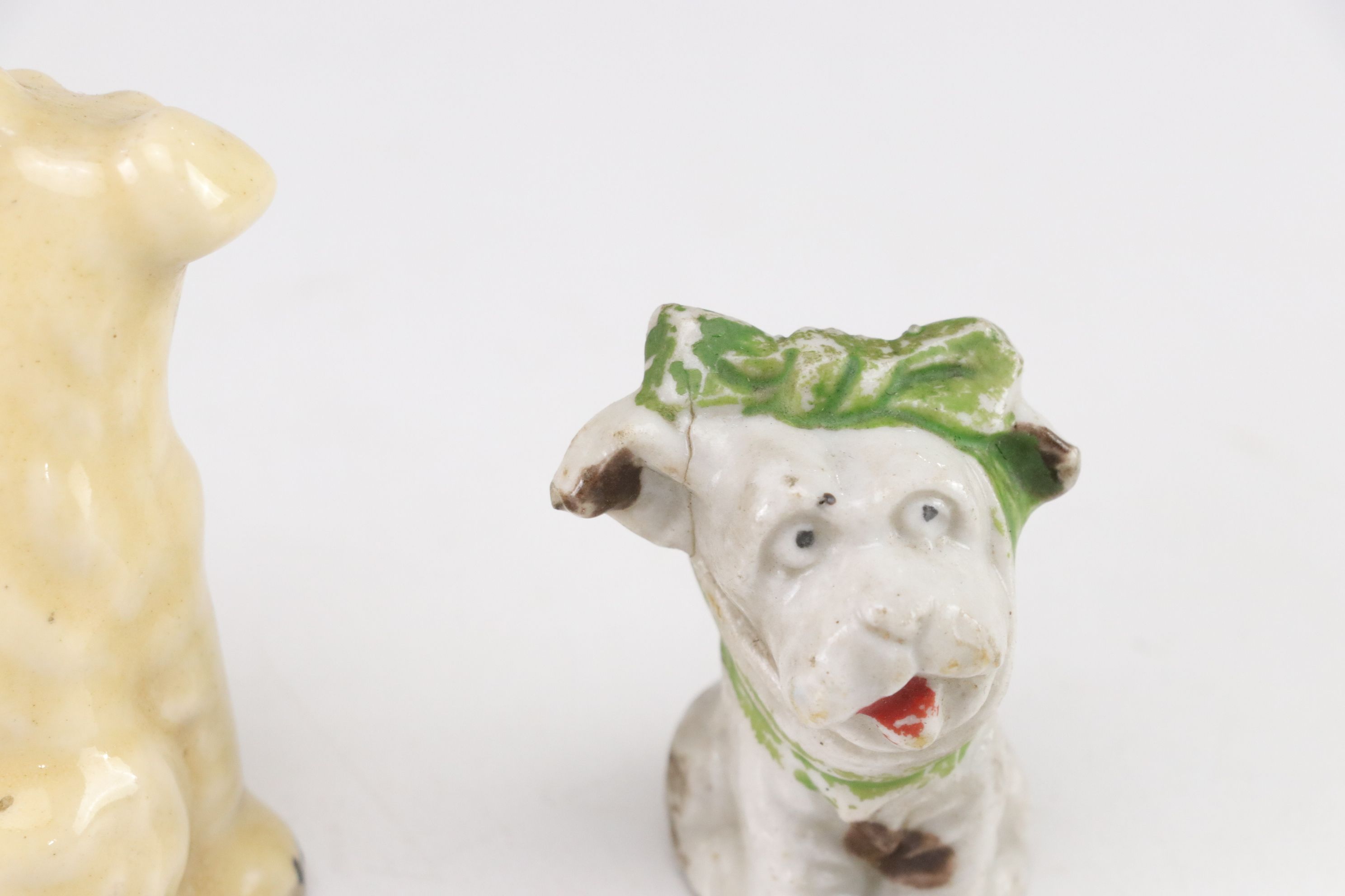 Japanese Porcelain Dog Figurine Collection
