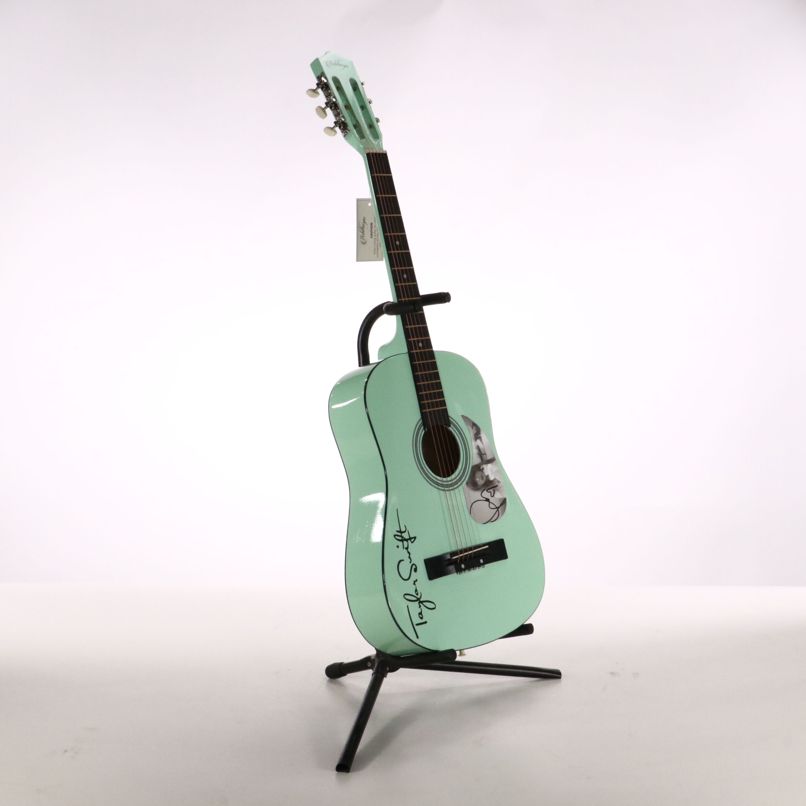 Taylor Swift Decal-Signed Ashthorpe Acoustic Guitar with JSA