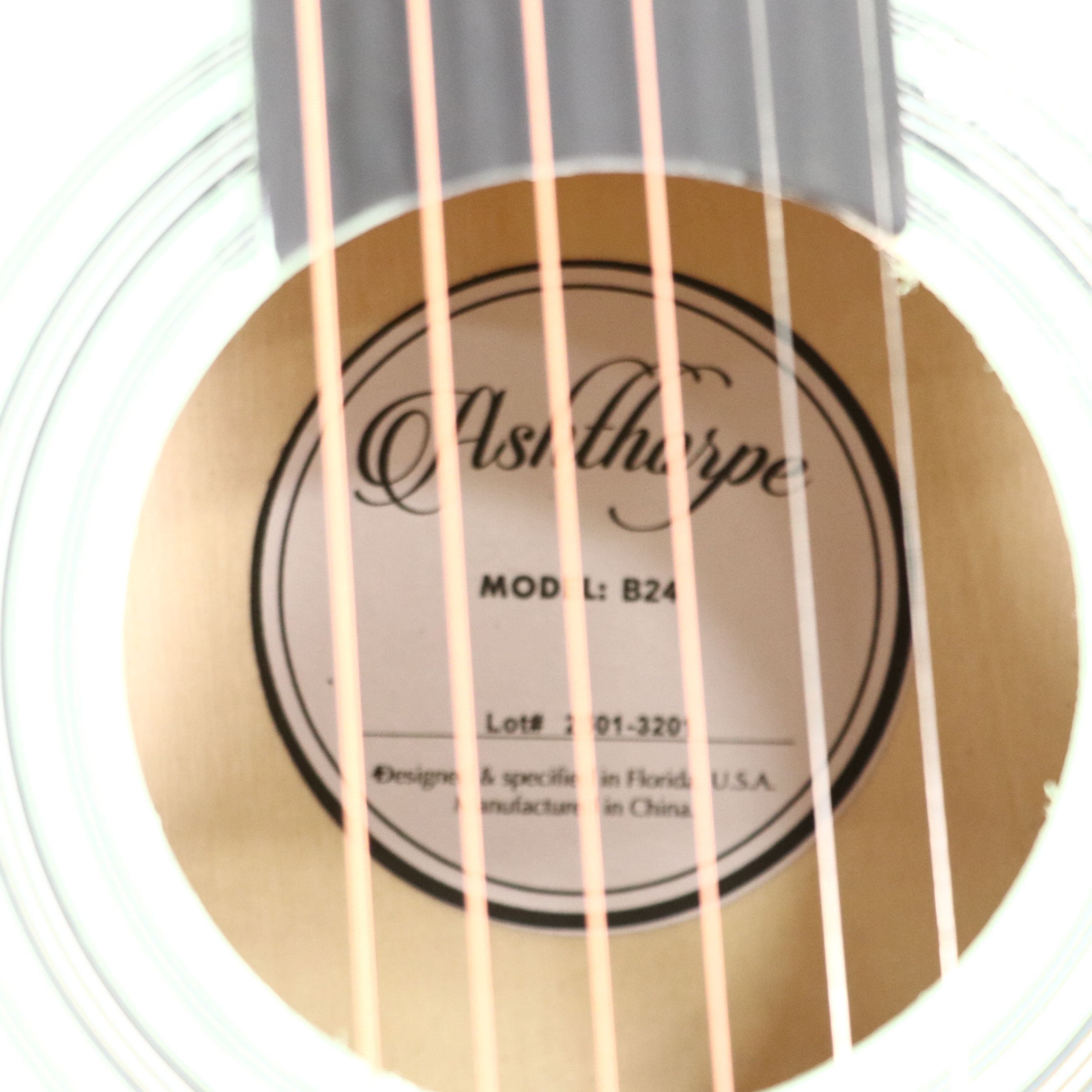 Taylor Swift Decal-Signed Ashthorpe Acoustic Guitar with JSA