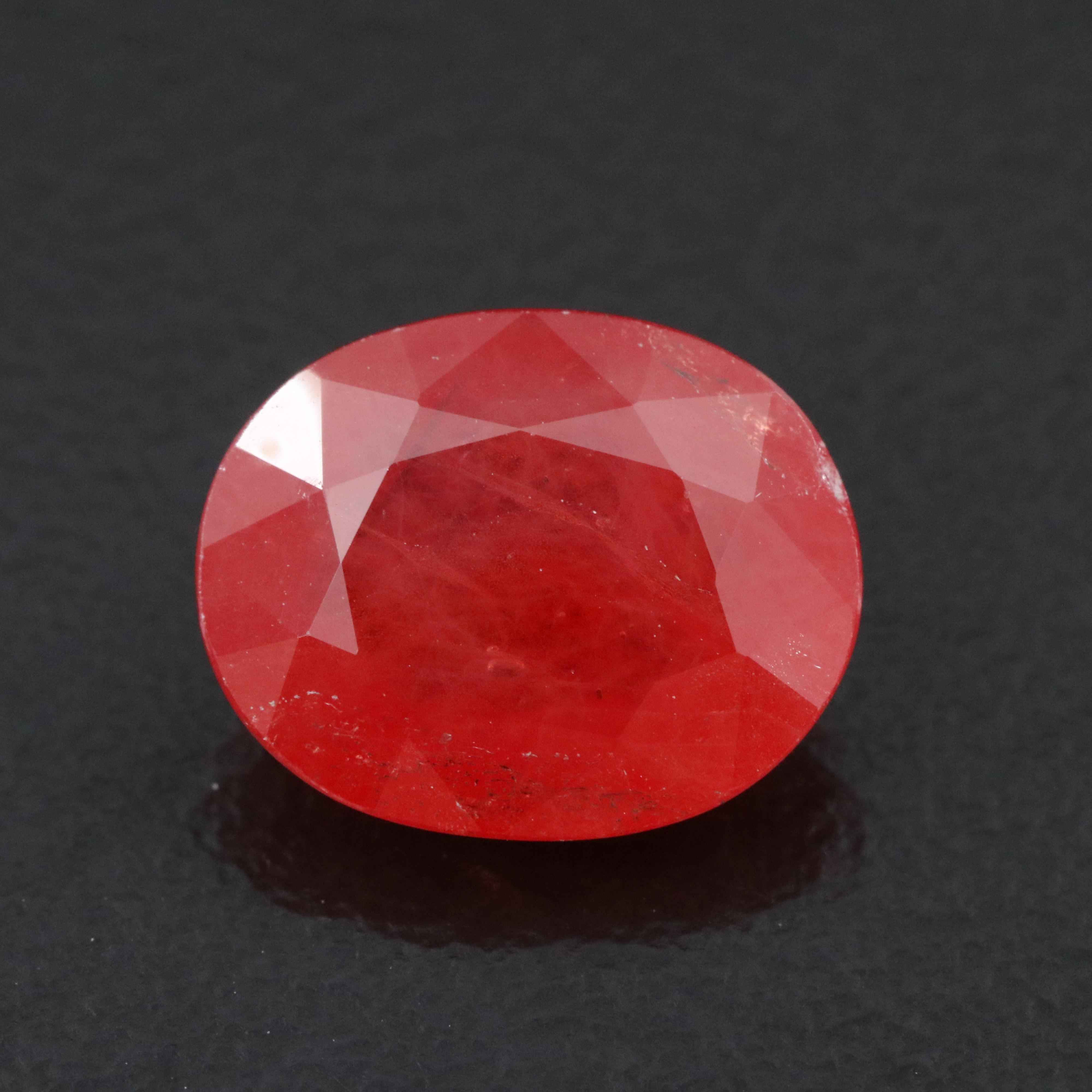 Loose 4.86 CT Filled Corundum