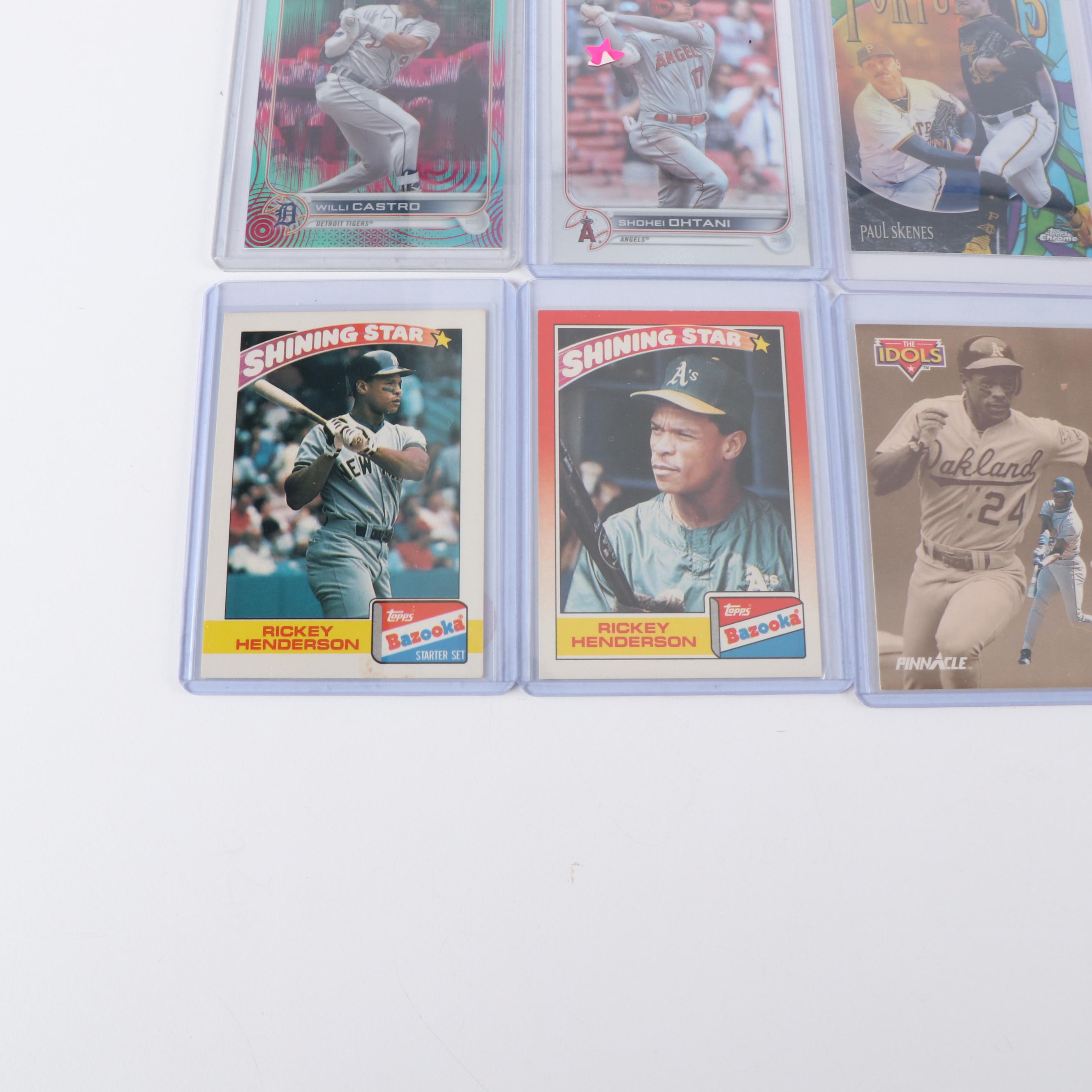 Topps with Other Baseball Cards Featuring Ken Griffey Jr. Rookie and More
