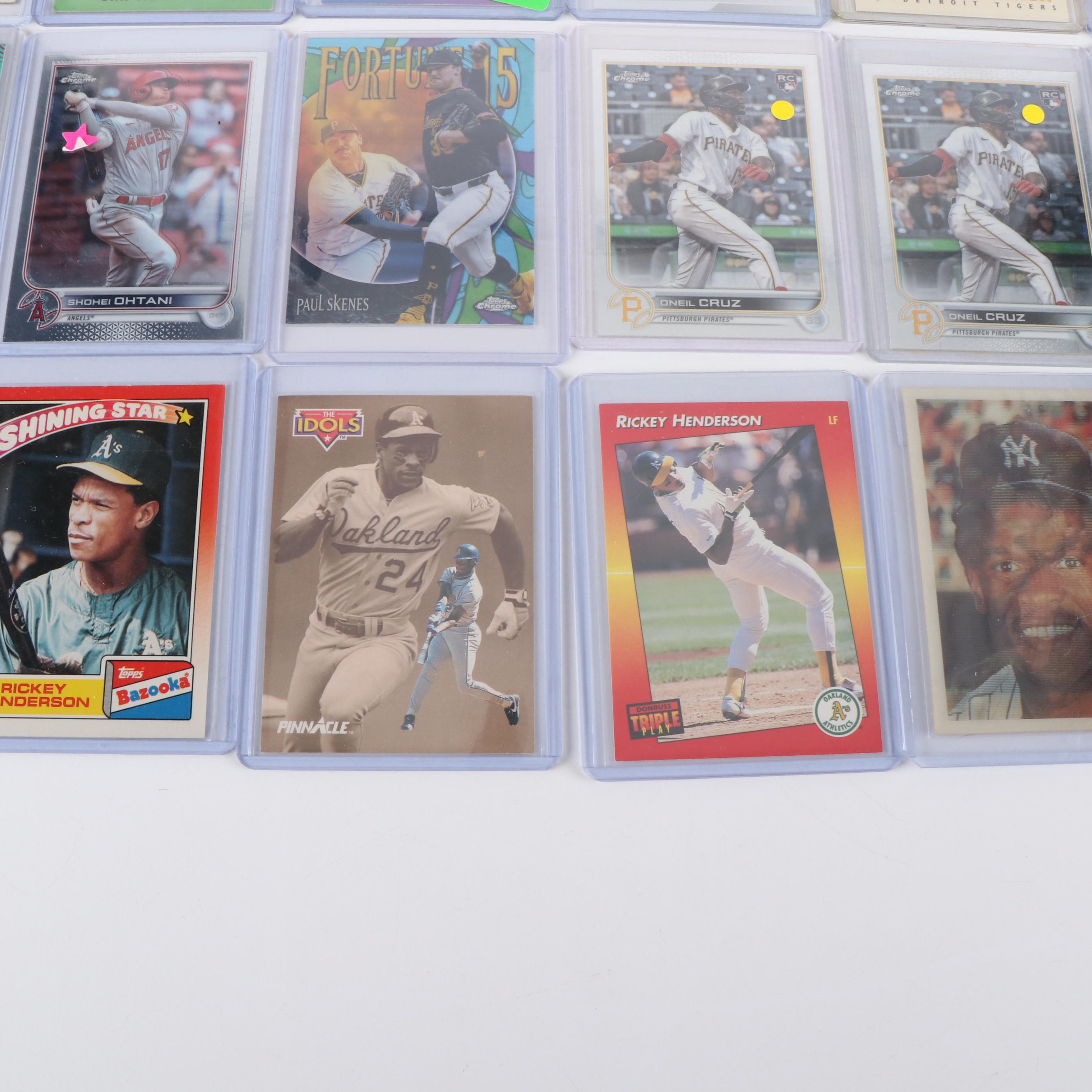 Topps with Other Baseball Cards Featuring Ken Griffey Jr. Rookie and More