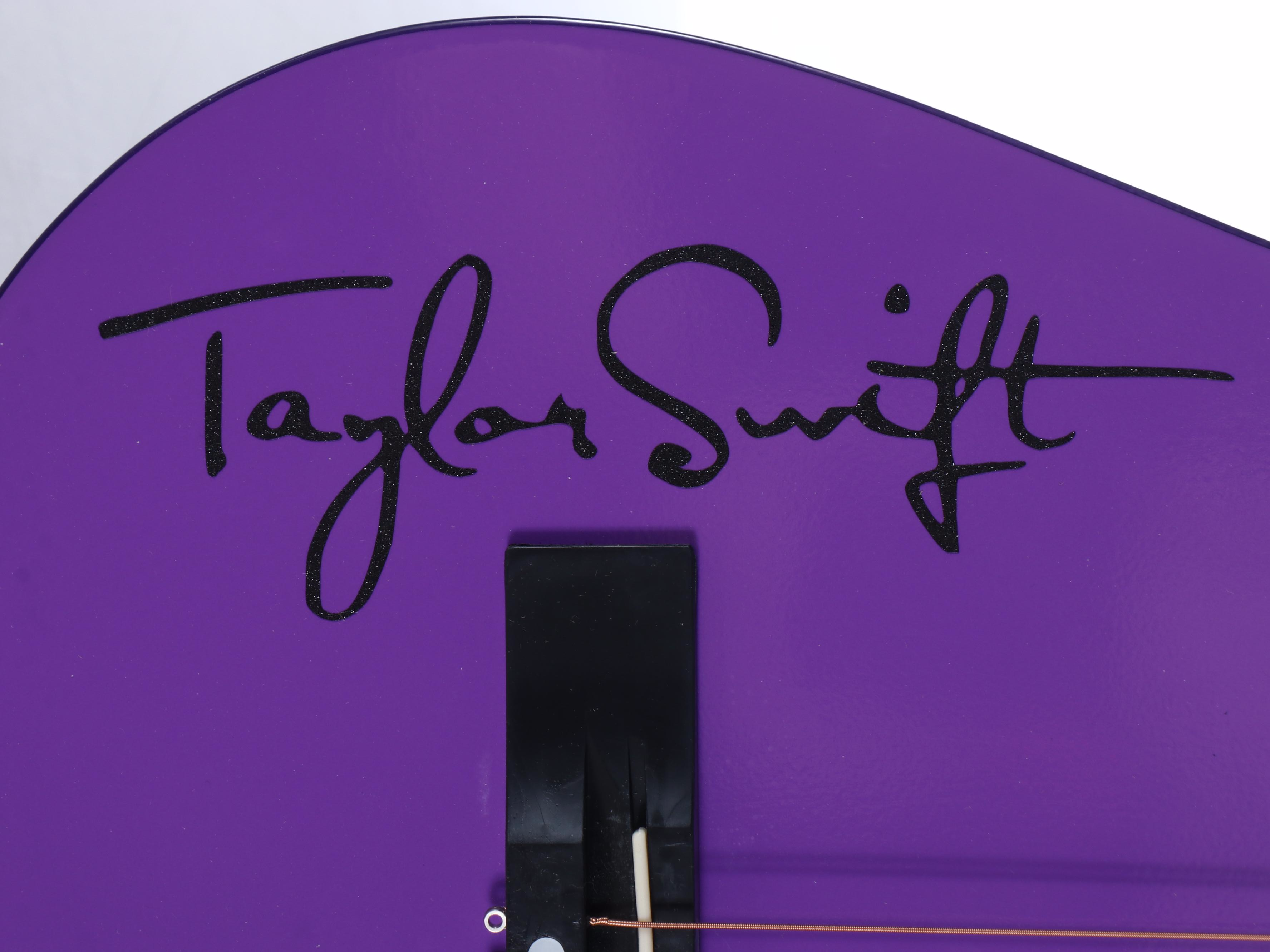 Taylor Swift Decal-Signed Ashthorpe Acoustic Guitar, JSA