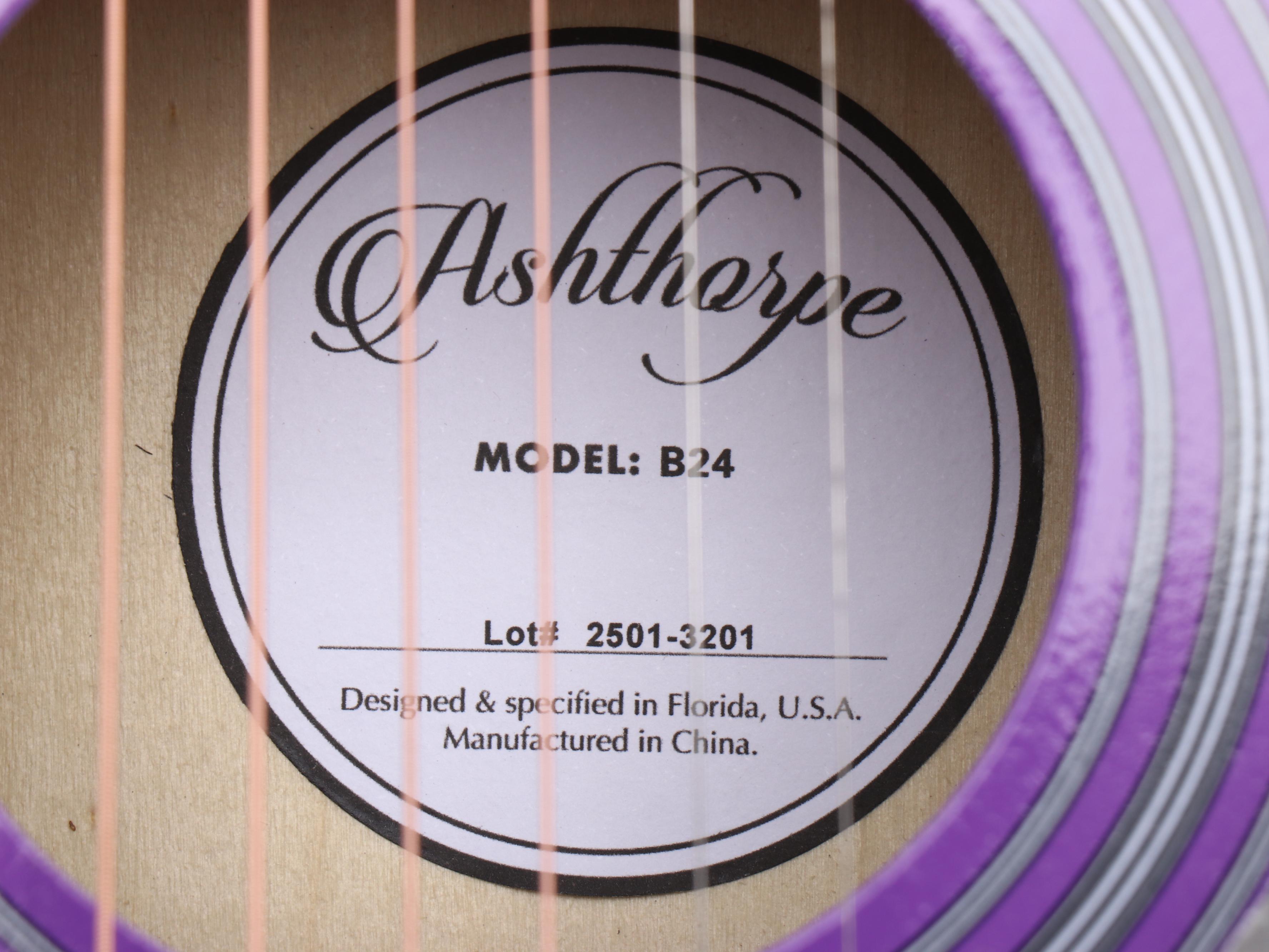 Taylor Swift Decal-Signed Ashthorpe Acoustic Guitar, JSA