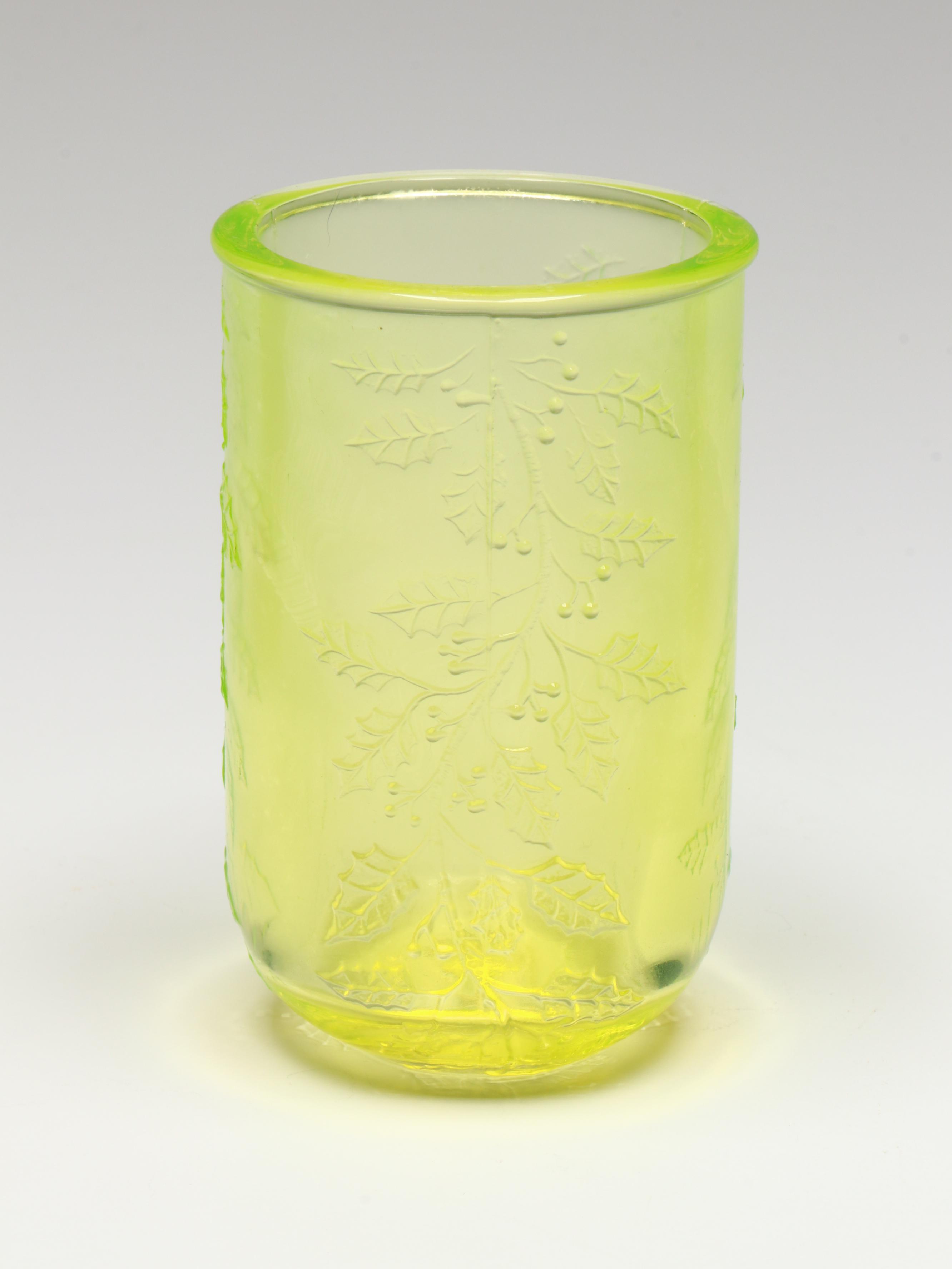 Mosser and Petite Choses Vaseline Glass Fairy Lamps with Other Pineapple Lamp