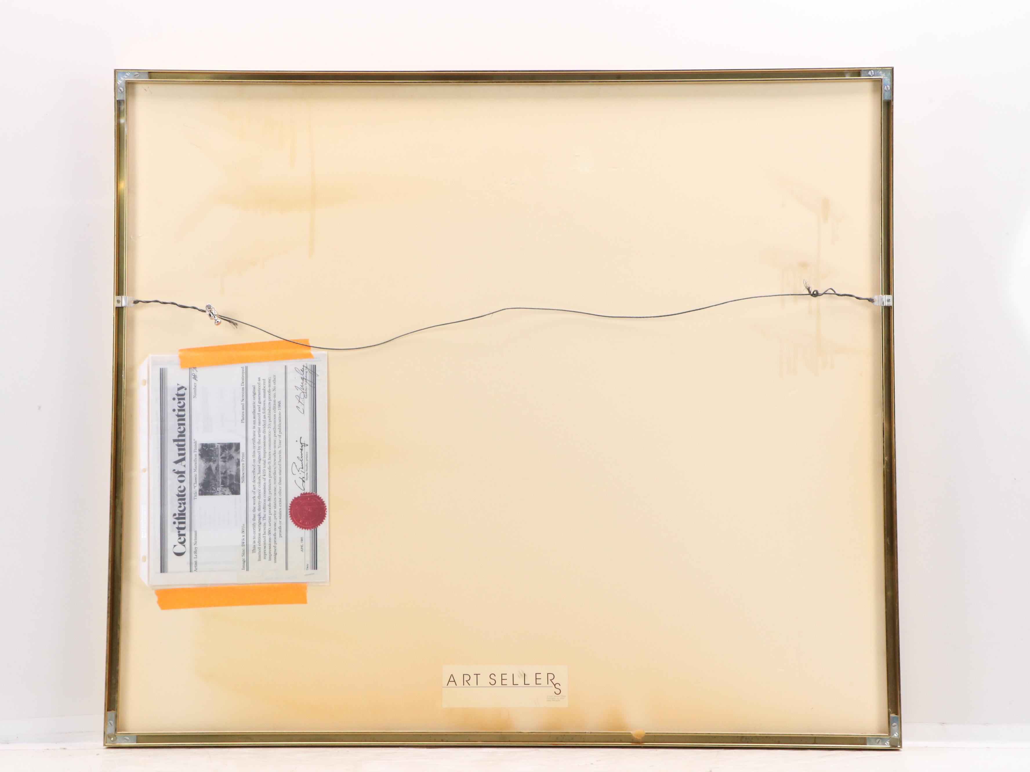 LeRoy Neiman Serigraph "Classic Marathon Finish," 1985