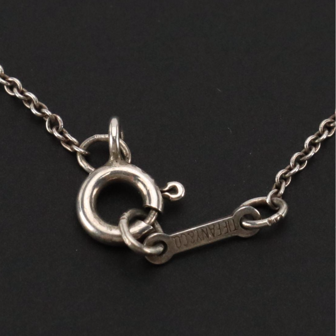 Elsa Peretti for Tiffany & Co. Bean Design Sterling Necklace