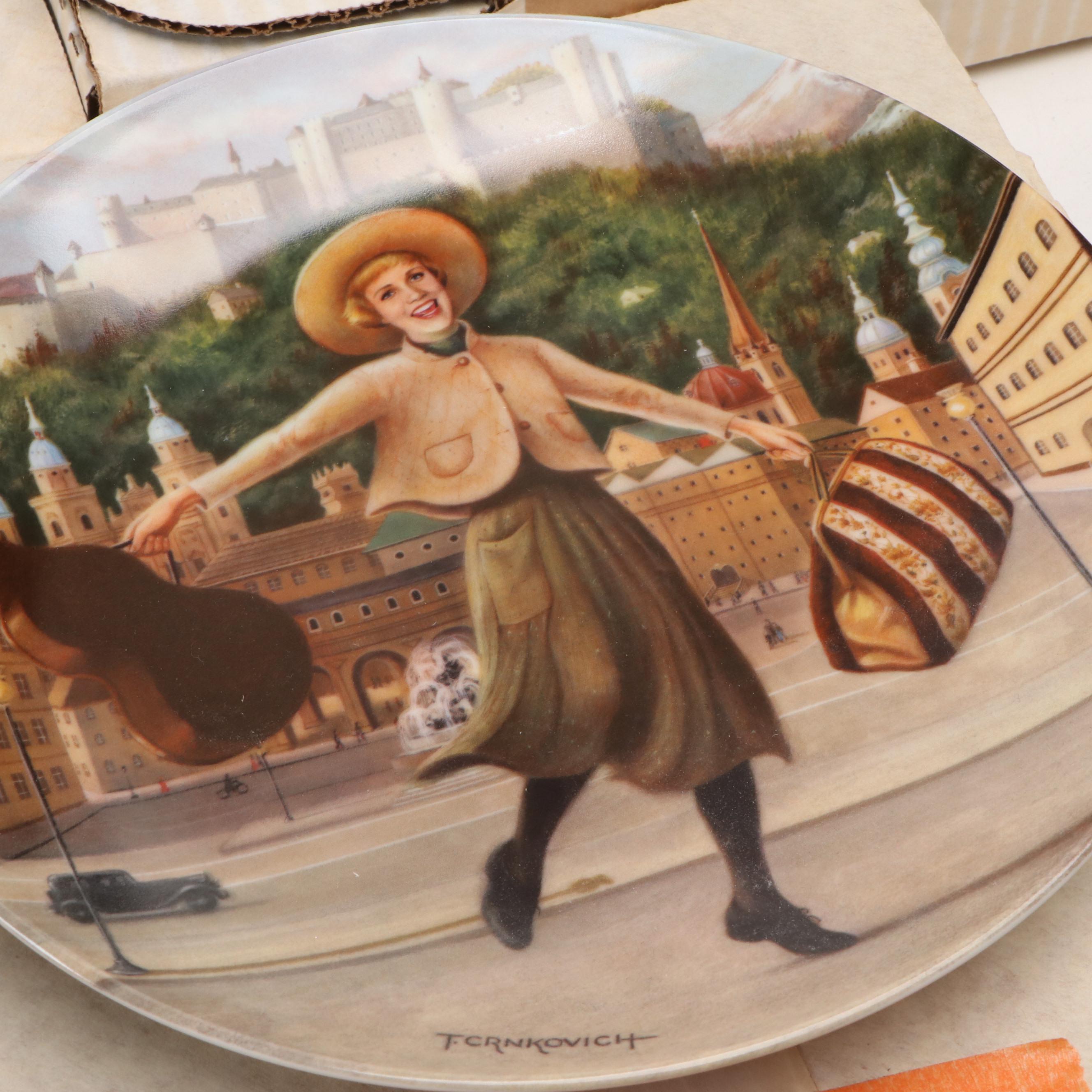 T. Crnkovich "The Sound of Music" Ceramic Collector Plates