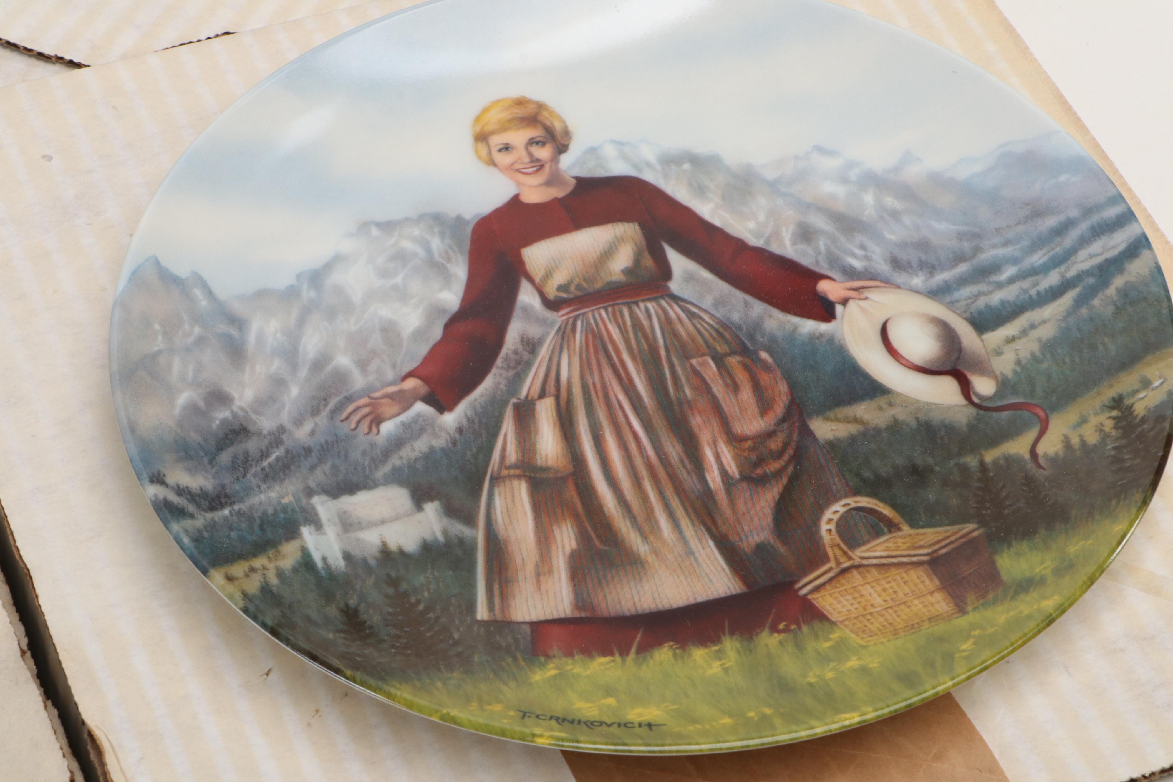 T. Crnkovich "The Sound of Music" Ceramic Collector Plates