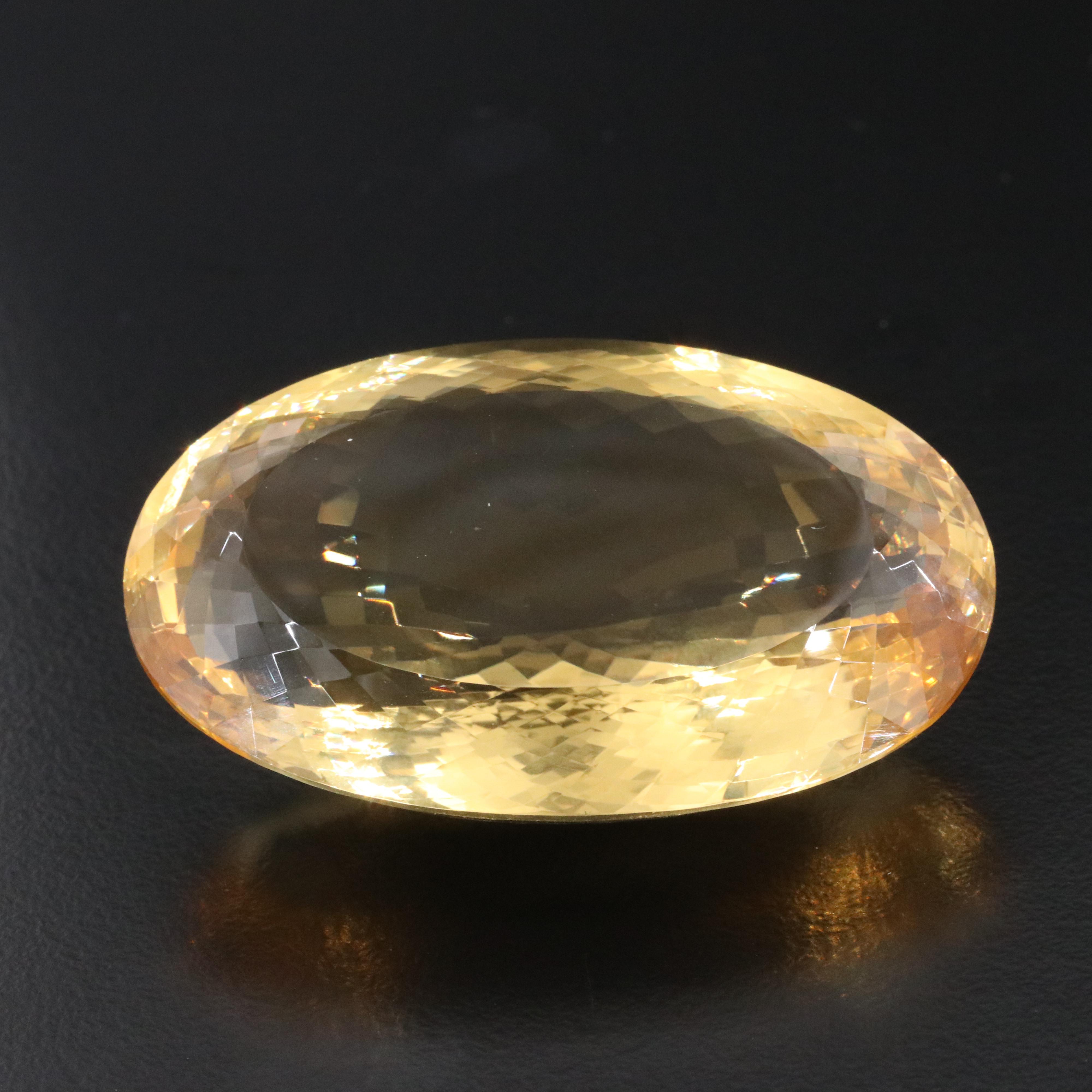 Loose 140.17 CT Citrine