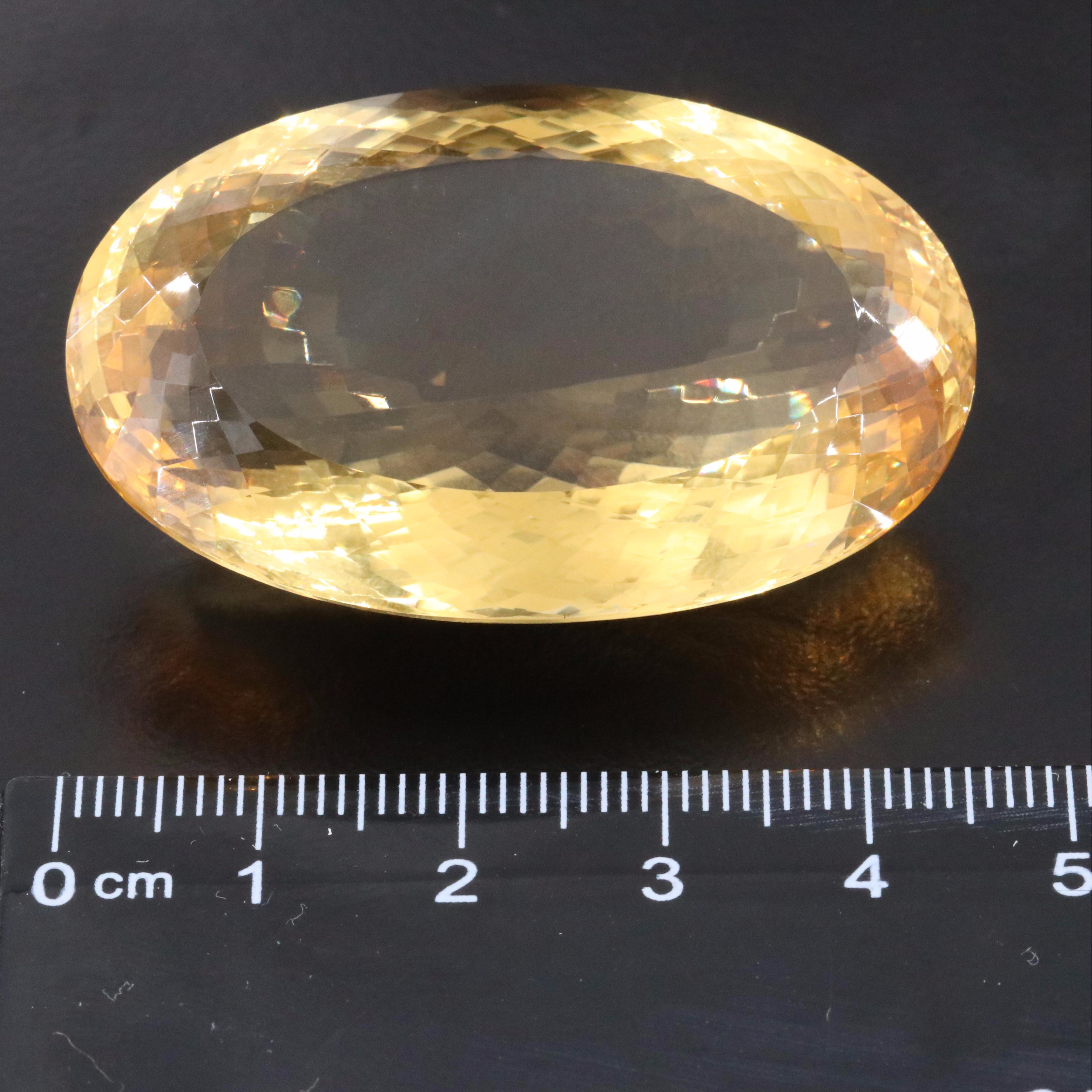 Loose 140.17 CT Citrine