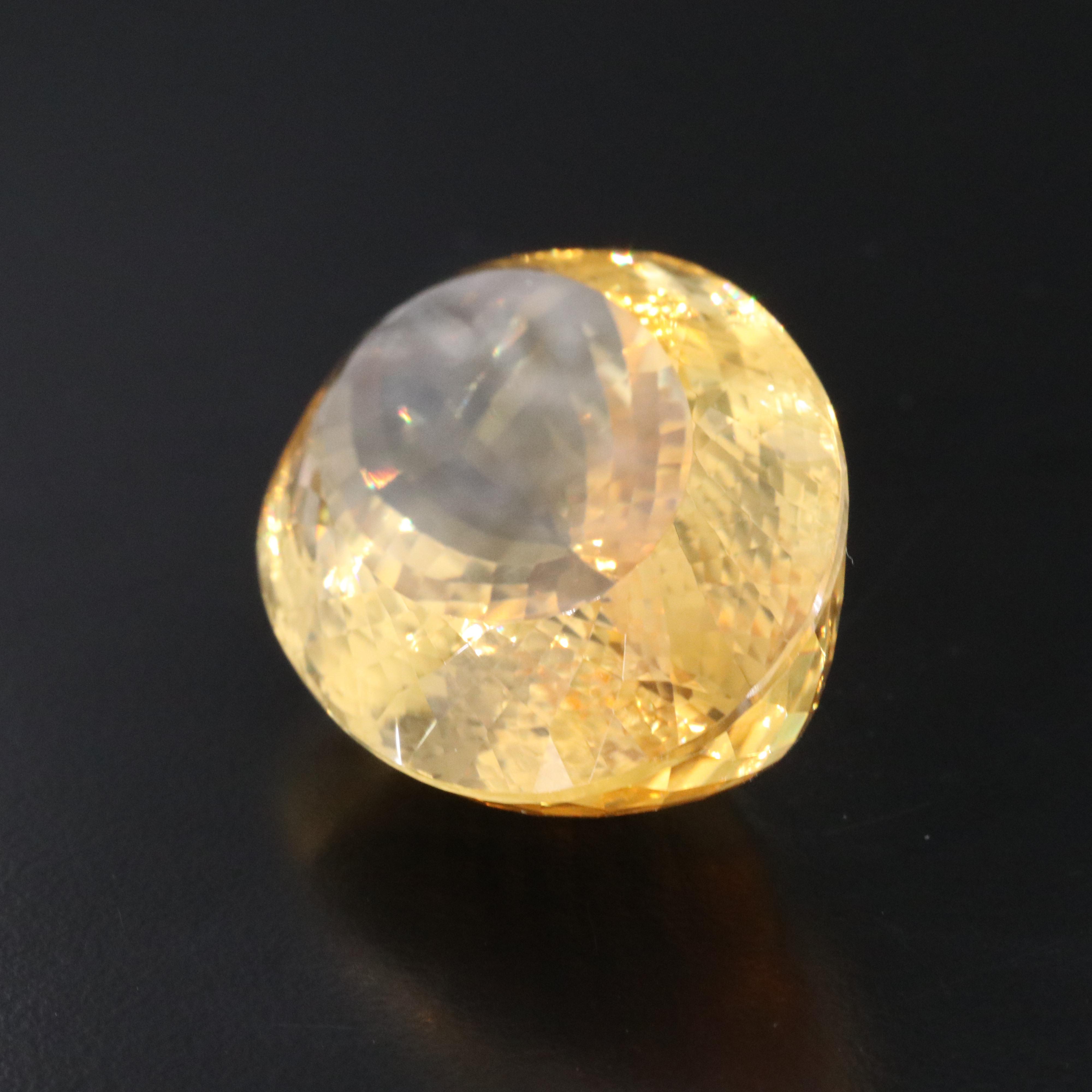 Loose 140.17 CT Citrine