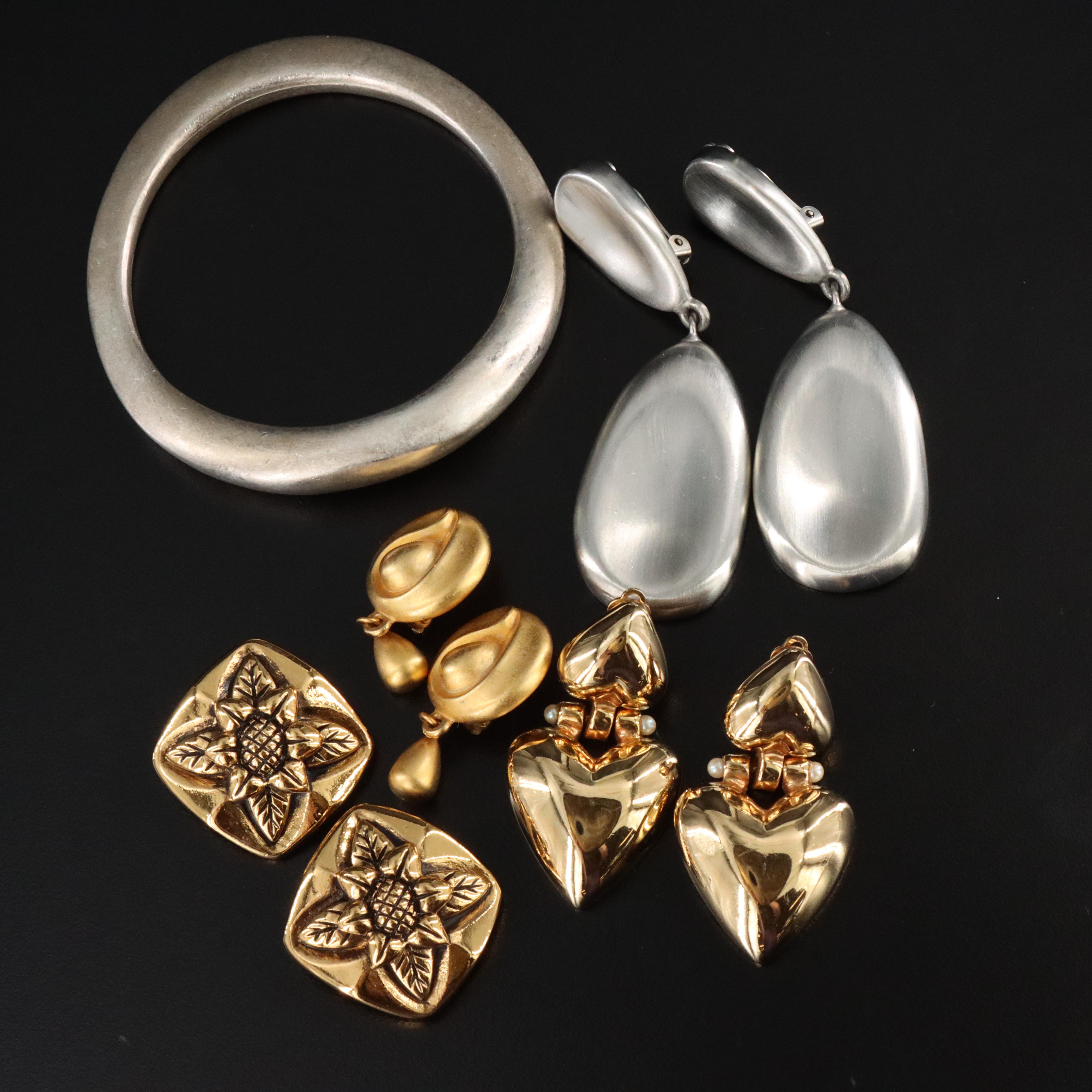 Escada and DK Co. Earring and Bangle Collection