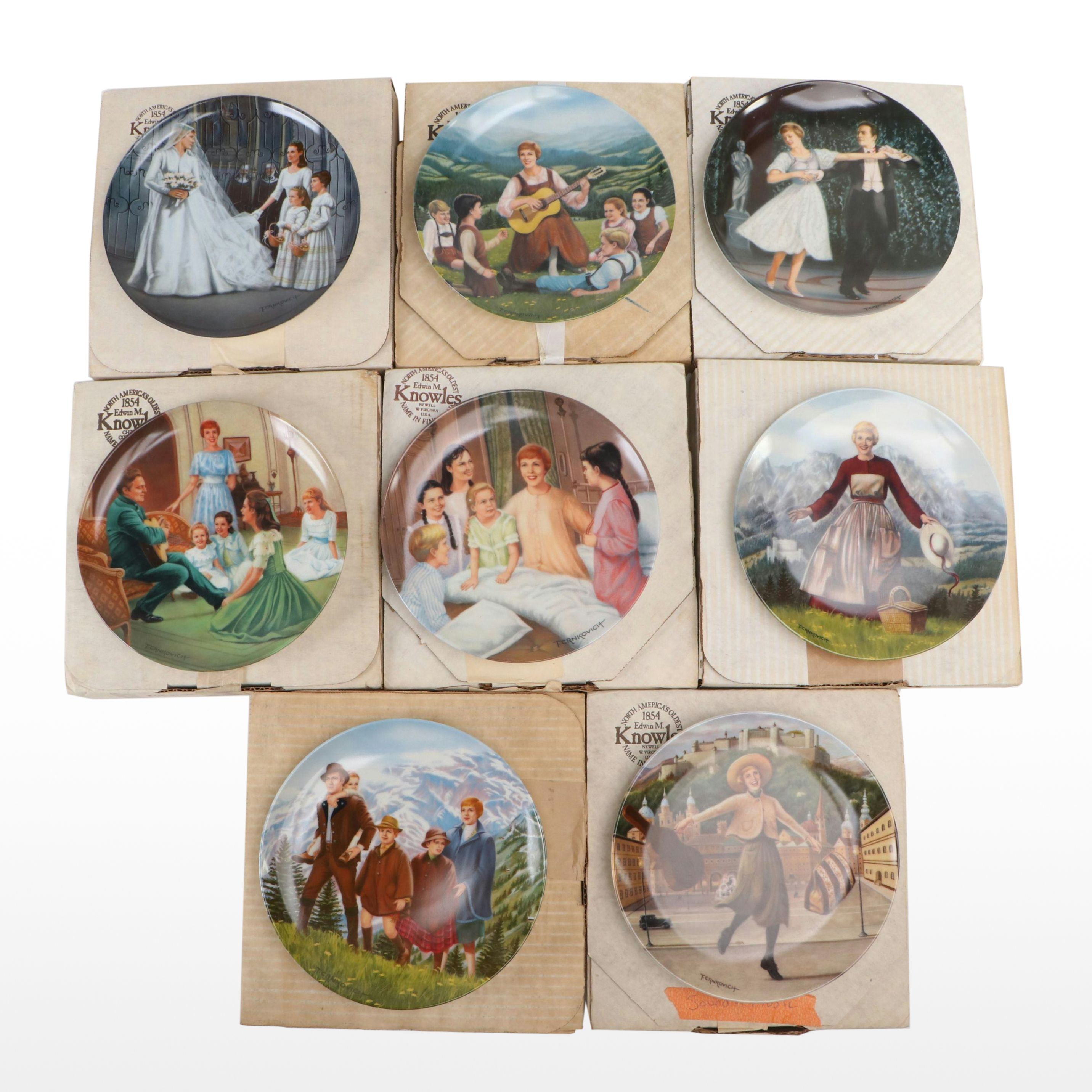 T. Crnkovich "The Sound of Music" Ceramic Collector Plates