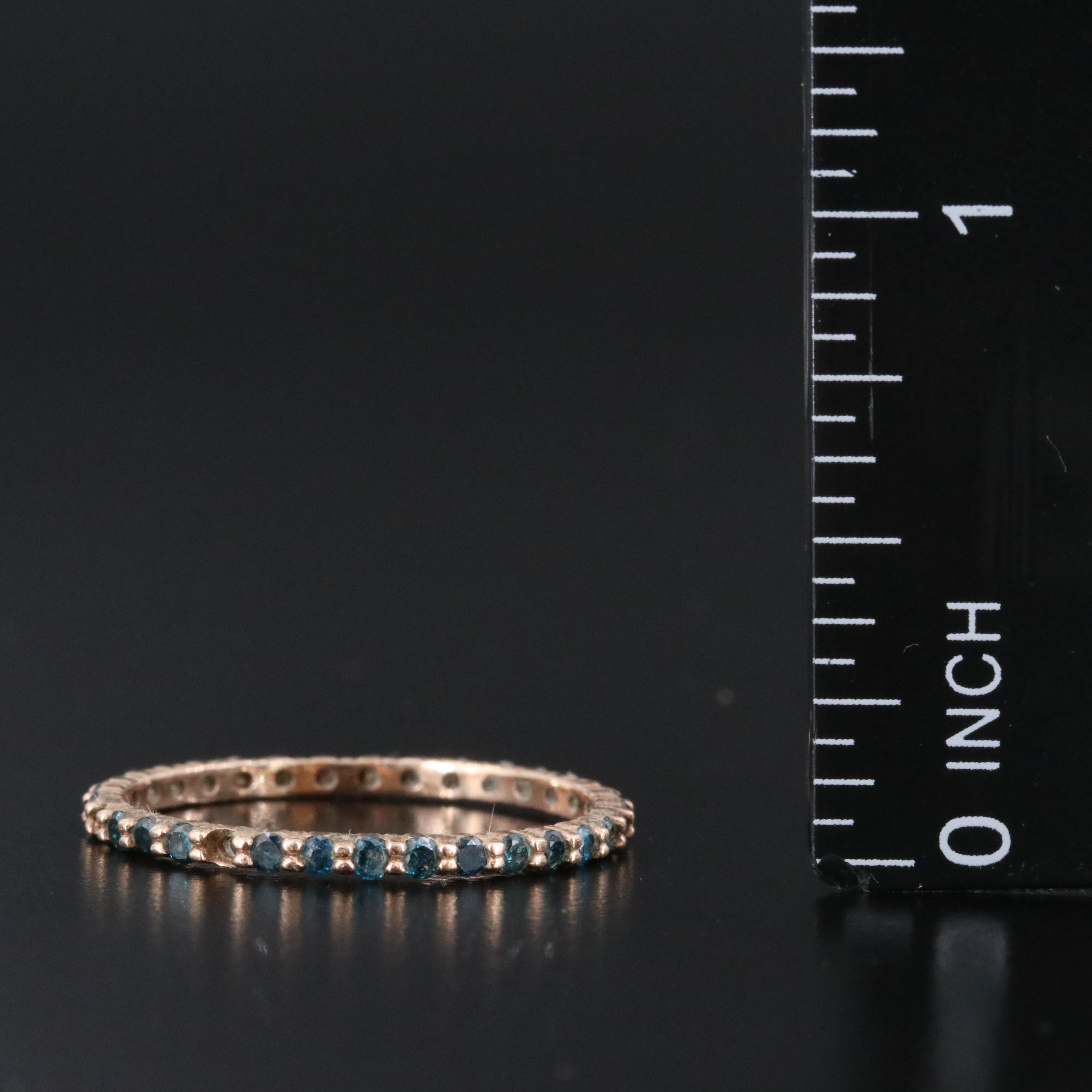 14K Rose Gold 0.56 CTW Lab Grown Diamond Eternity Band