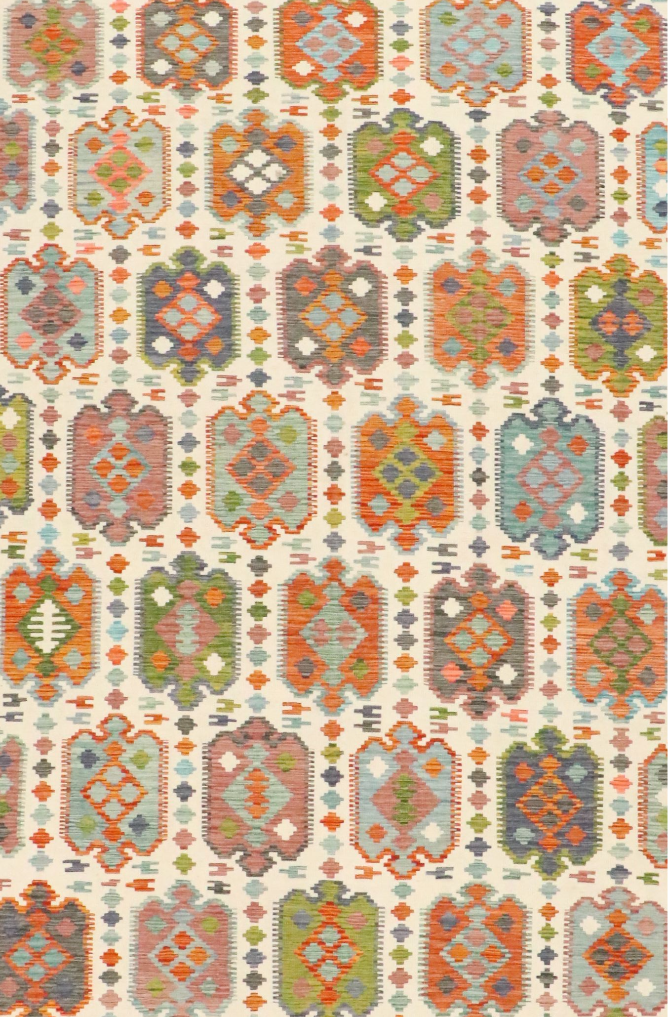 8'5 x 11'7 Handwoven Pakistani Kilim Area Rug