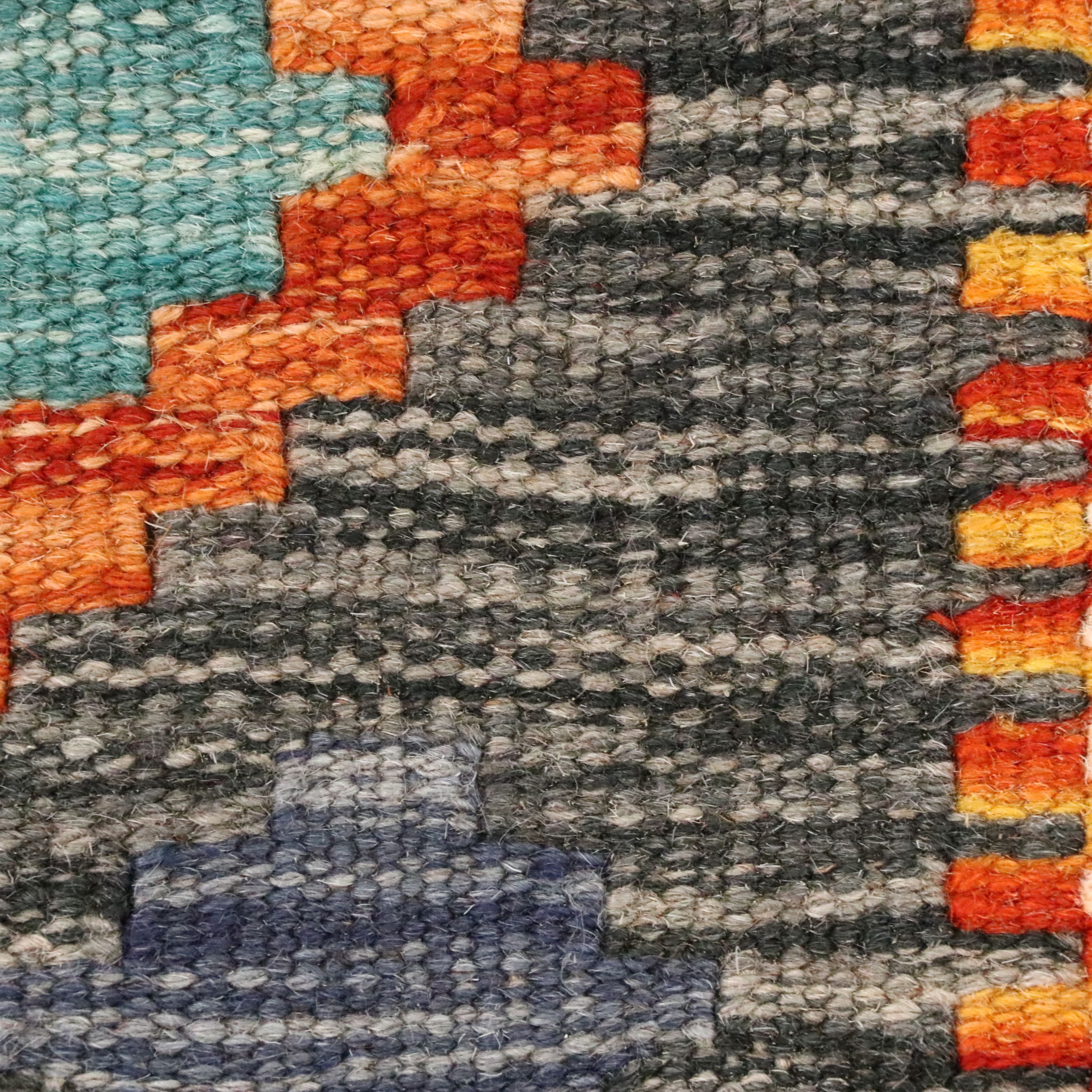 8'5 x 11'7 Handwoven Pakistani Kilim Area Rug